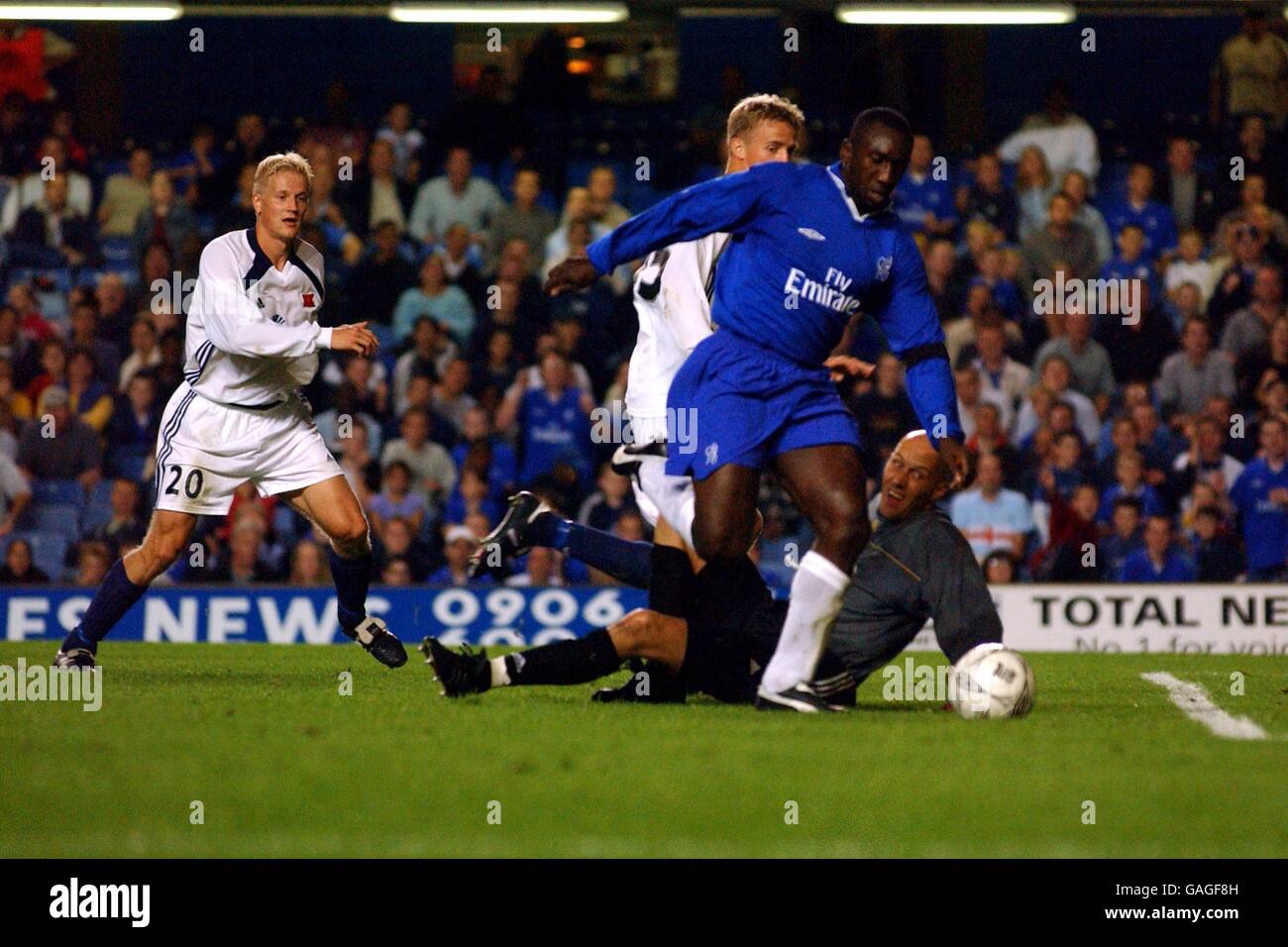Fußball - UEFA-Pokal - erste Runde - Hinspiel - Chelsea V Viking Stavanger Stockfoto