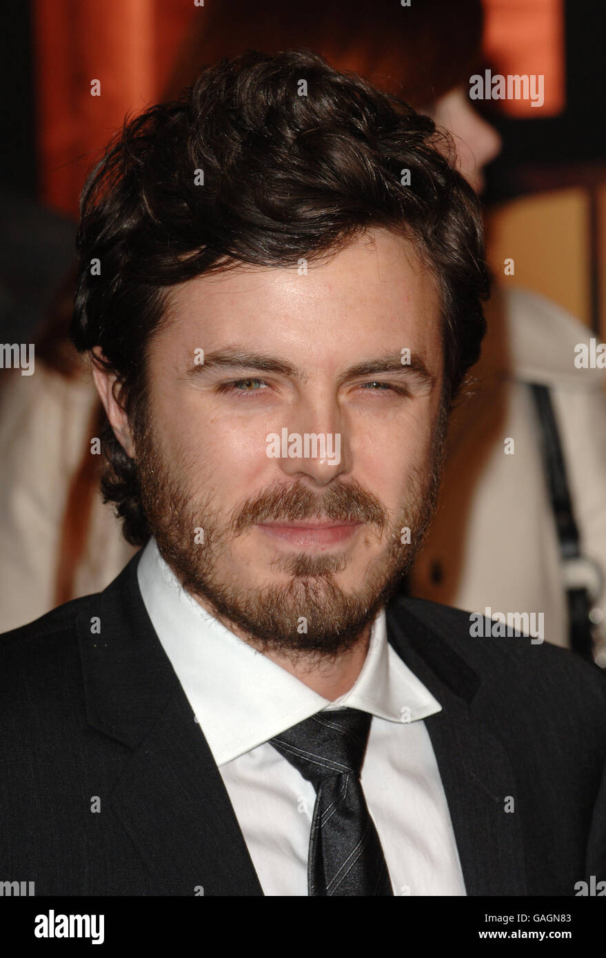 Casey Affleck kommt zu den Critics' Choice Awards im Santa Monica Civic Auditorium in Santa Monica, Kalifornien. Stockfoto