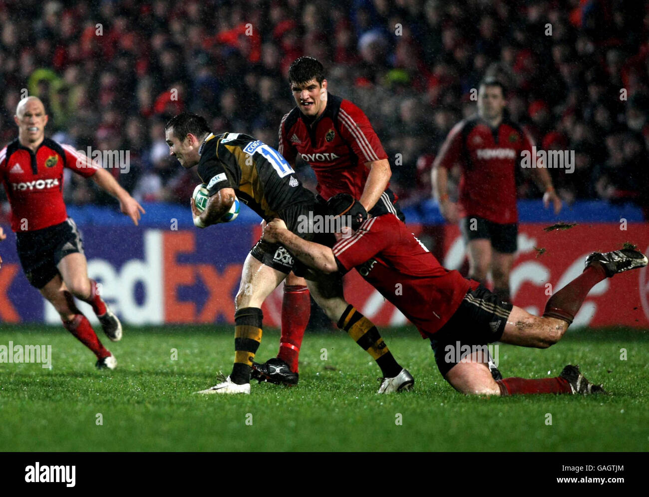 Rugby-Union - Heineken Cup - Pool 5 - Münster V London Wasps - Thomond Park Stockfoto