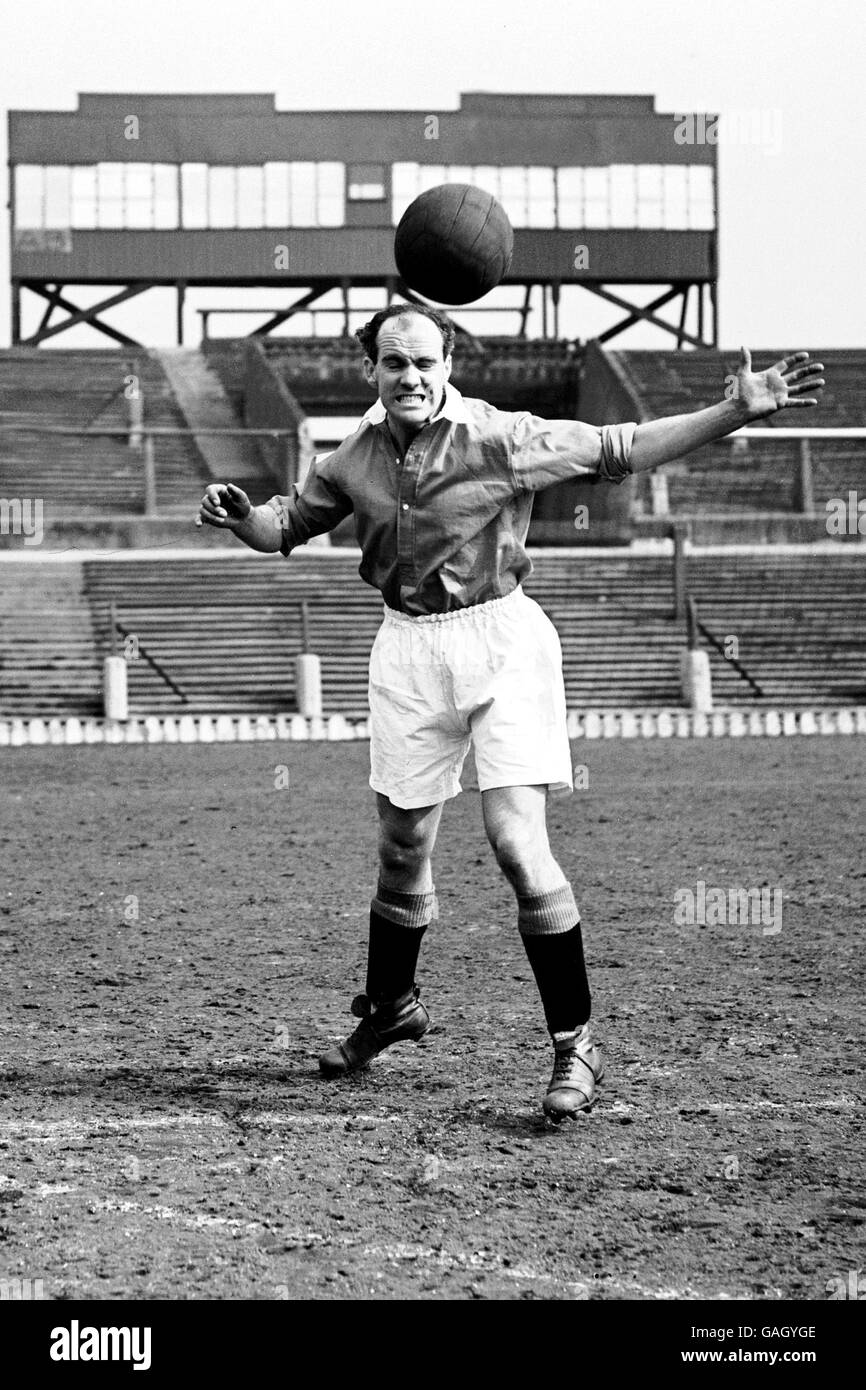 Fußball - Football League Division One - Manchester United Photocall. Johnny Carey, Manchester United Stockfoto