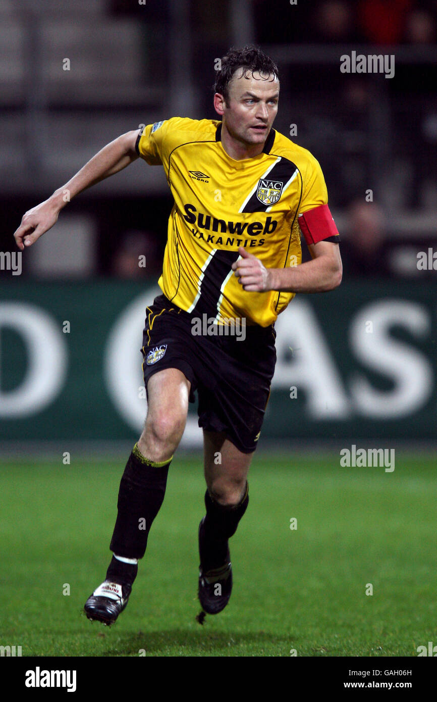 Fußball - Niederländische Eredivise - AZ Alkmaar / NAC Breda - DSB Stadion. Rob Penders, NAC Breda Stockfoto