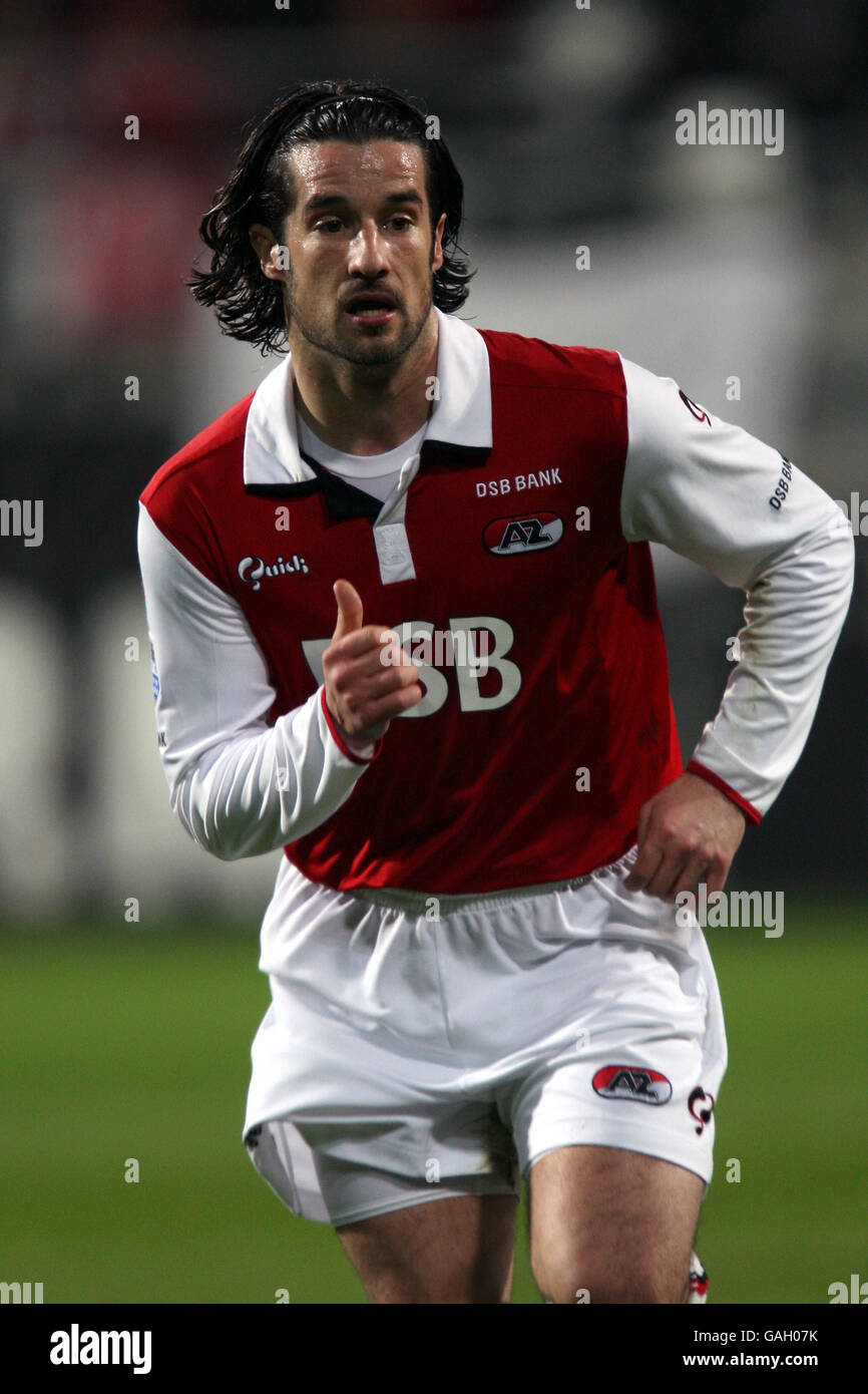 Fußball - Niederländische Eredivise - AZ Alkmaar / NAC Breda - DSB Stadion. Simon Cziommer, AZ Alkmaar Stockfoto