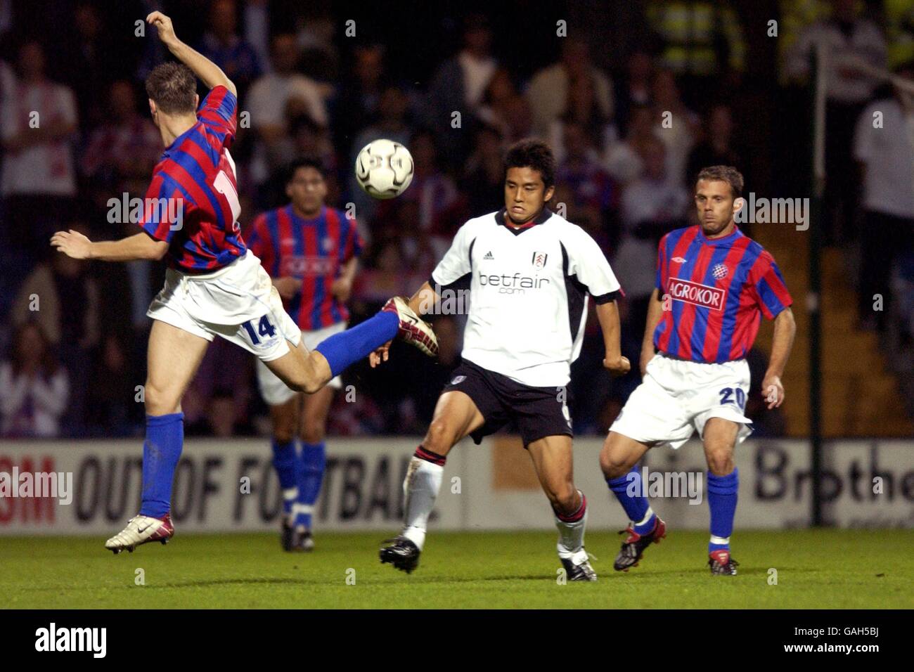 Fußball - UEFA-Pokal - erste Runde - Rückspiel - Fulham V Hajduk Split Stockfoto