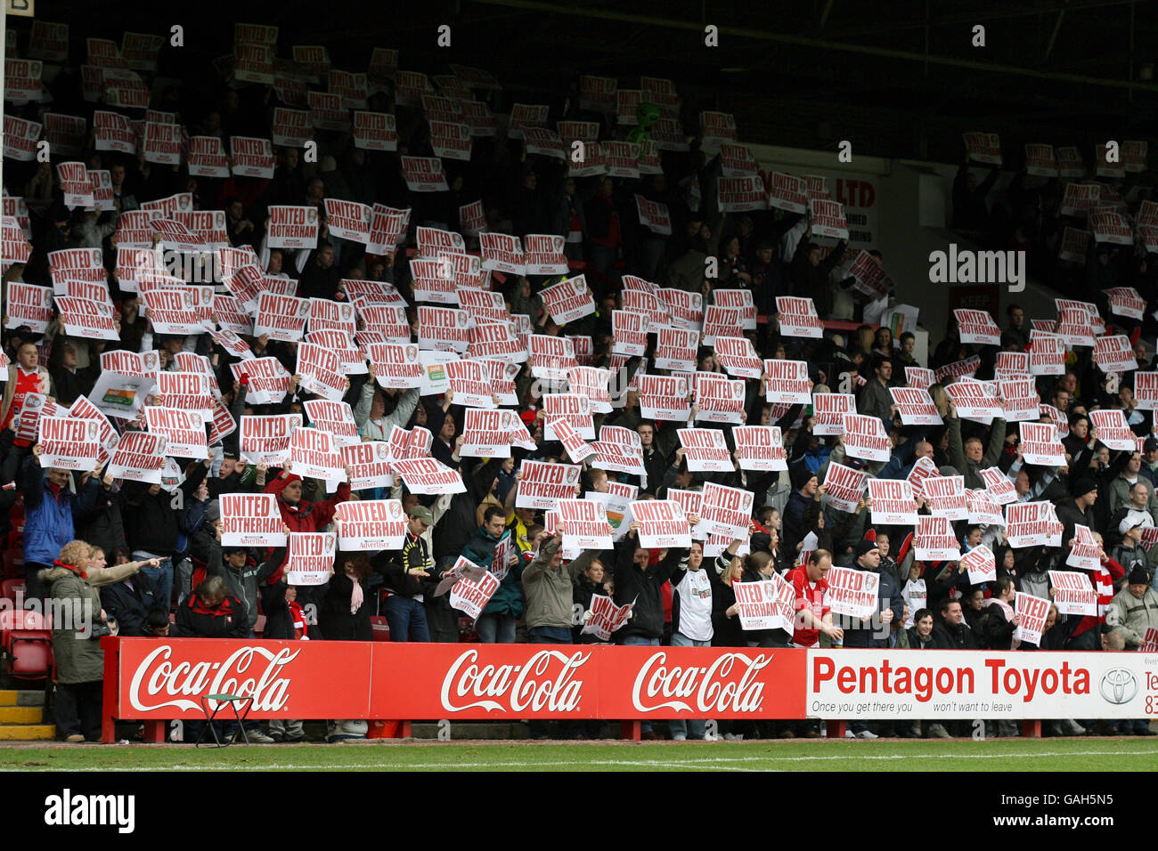 Fußball - Coca-Cola Football League Two - Rotherham United V Wycombe Wanderers - Millmoor Boden Stockfoto