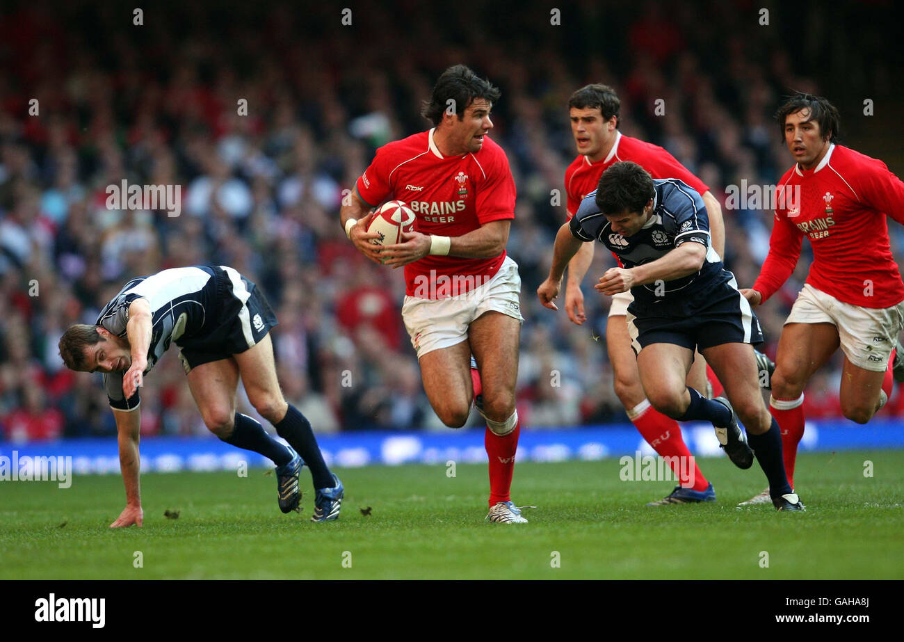 Rugby-Union - RBS 6 Nations Championship 2008 - Wales V Schottland - Millennium Stadium Stockfoto