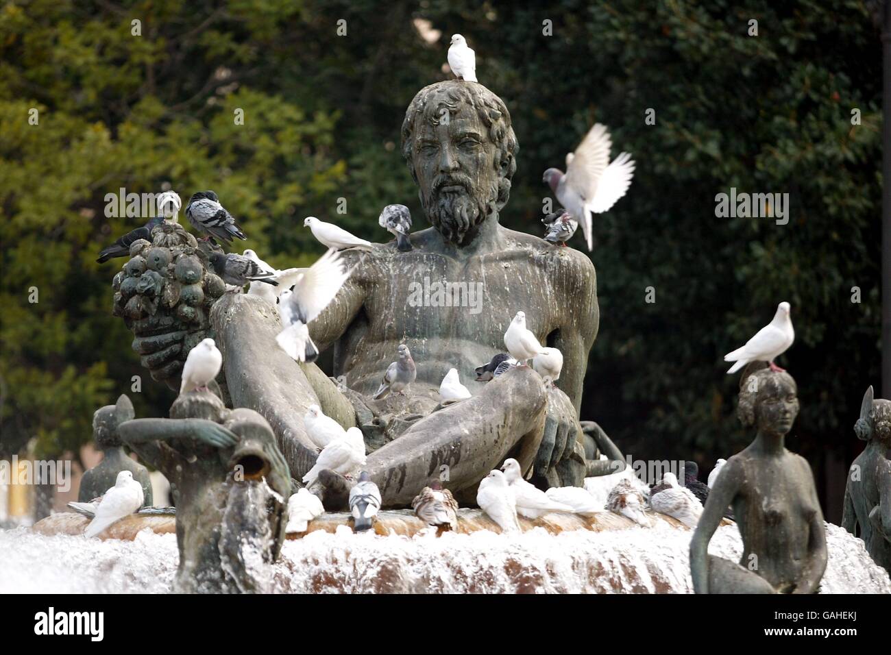 Fußball - UEFA Champions League - Gruppe B - Valencia gegen Spartak Moskau. Eine allgemeine Ansicht von Valencia Stockfoto
