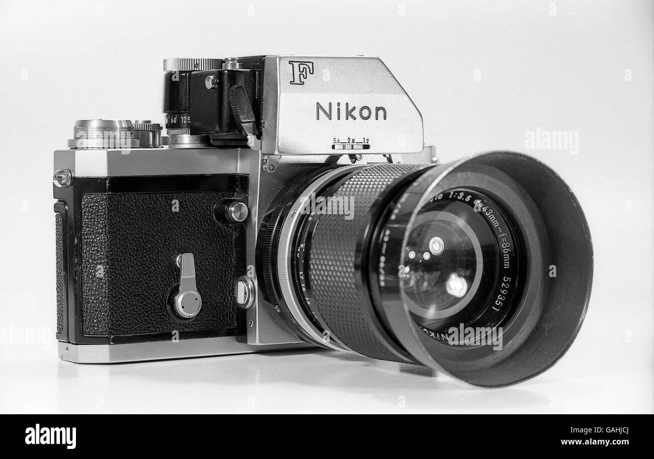 35mm Filmkameras Vintage Nikon FTN in die 1960er Jahre klassische Kamera gemacht Stockfoto