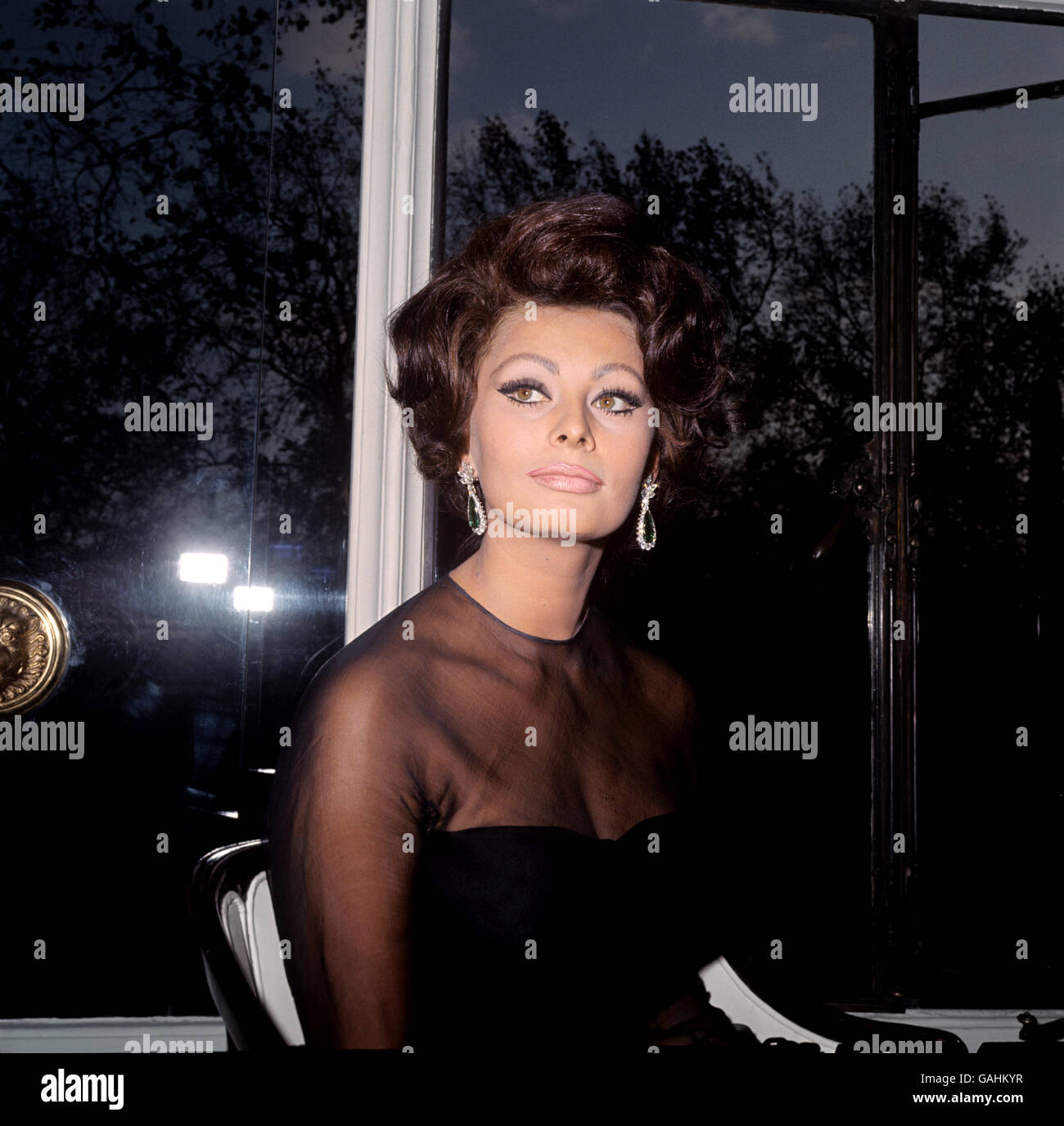 Sophia Loren - Hotel Savoy Stockfoto