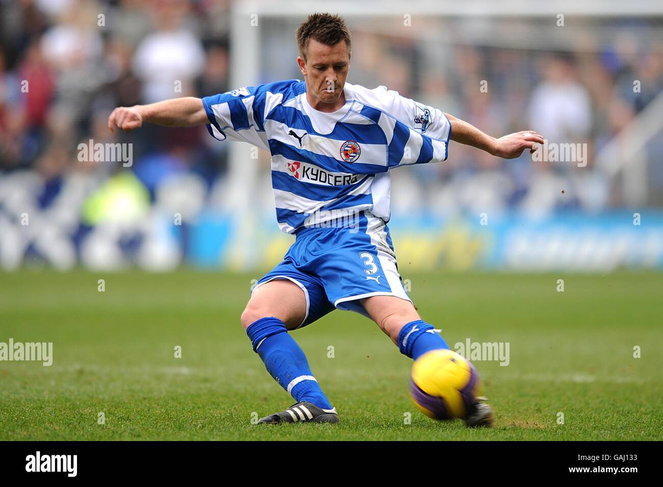 Fußball - Barclays Premier League - Reading / Aston Villa - das Madejski-Stadion. Nicky Shorey, Reading Stockfoto