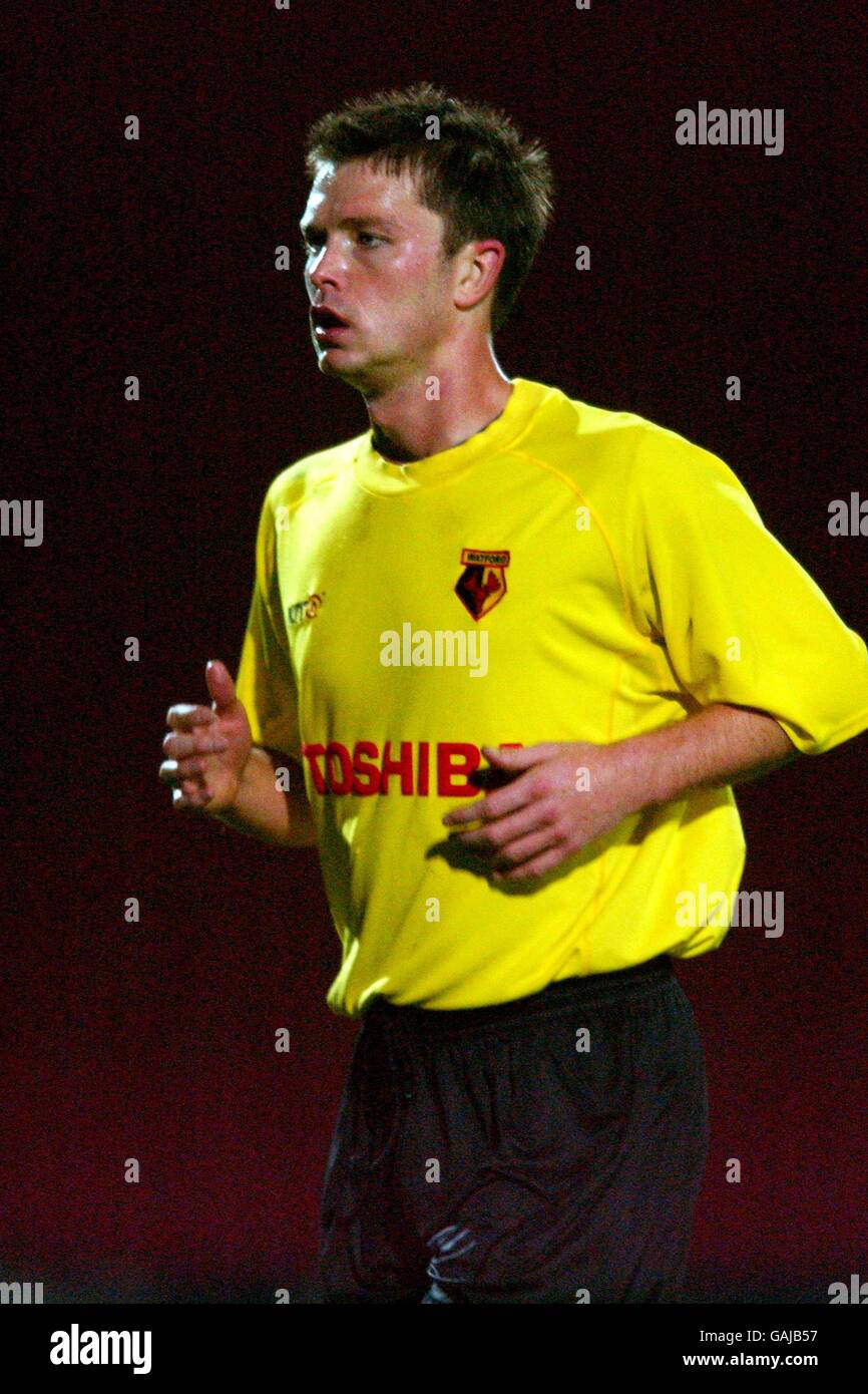 Fußball - FA Premier Reserve League - Watford gegen Chelsea. Stephen Hughes, Watford Stockfoto