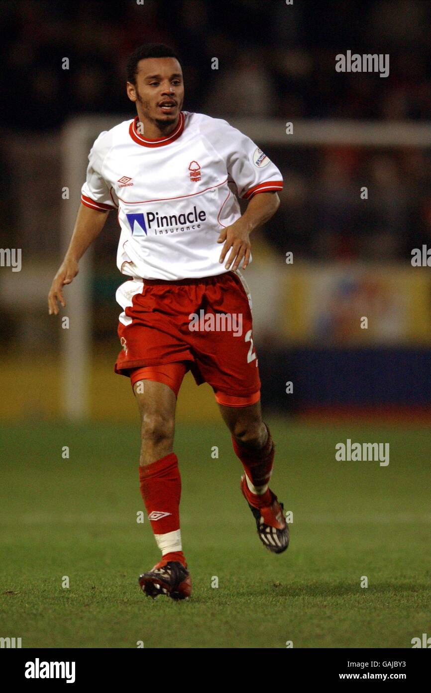 Fußball - Nationwide League Division One - Burnley / Nottingham Forest. Mathieu Louis-Jean, Nottingham Forest Stockfoto