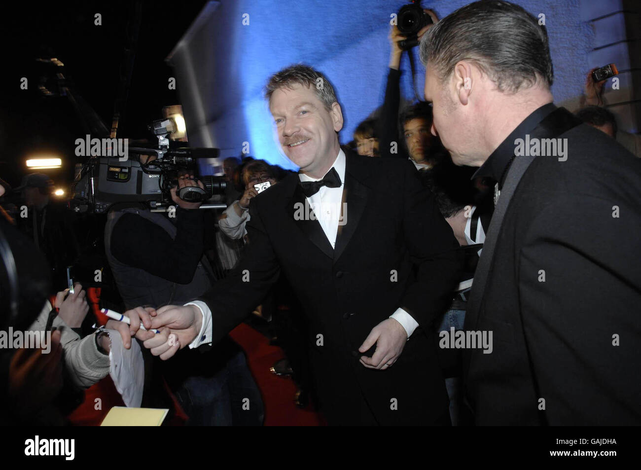 Weltpremiere und letzte Vorhang für das kleinste Kino - Swansea Stockfoto