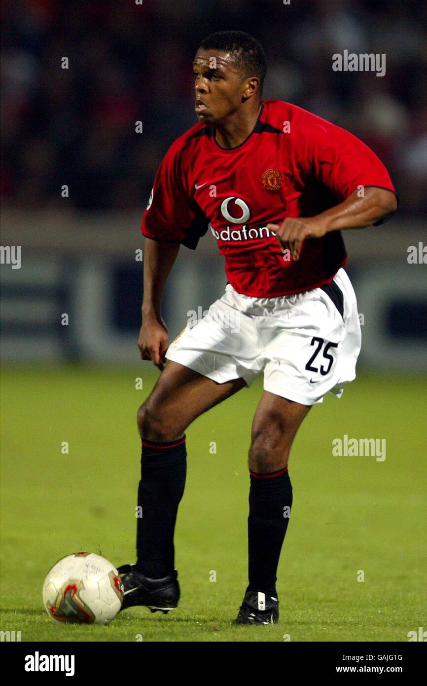 Fußball - UEFA Champions League - Gruppe F - Maccabi Haifa gegen Manchester United. Quinton Fortune, Manchester United Stockfoto