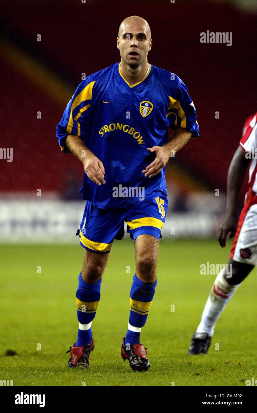 Fußball - Worthington Cup - 3. Runde - Sheffield United gegen Leeds United Stockfoto