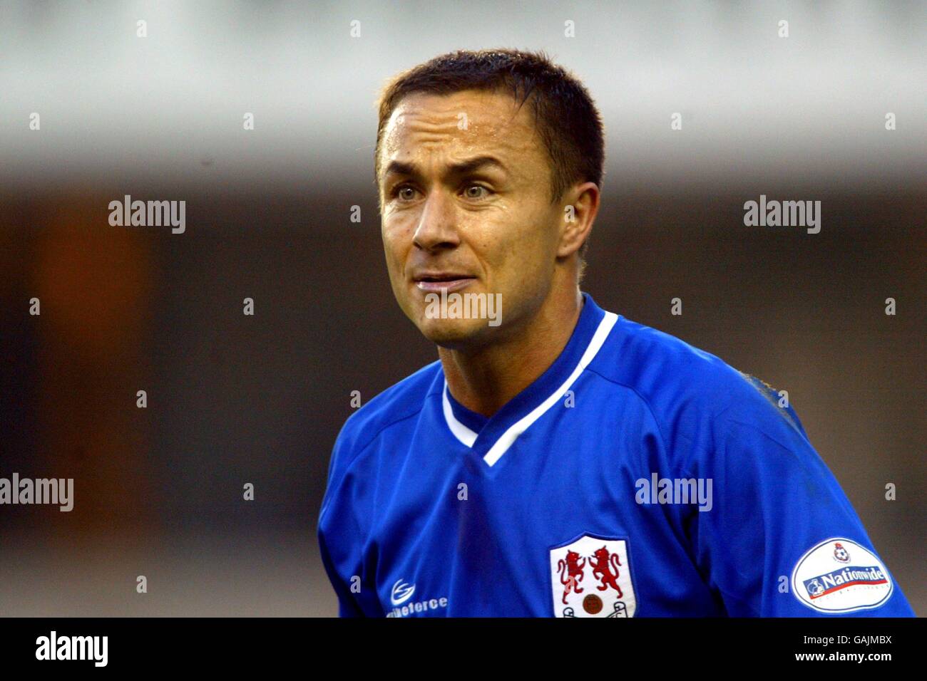 Fußball - Nationwide League Division One - Millwall / Leicester City. Dennis Wise, Millwall Stockfoto