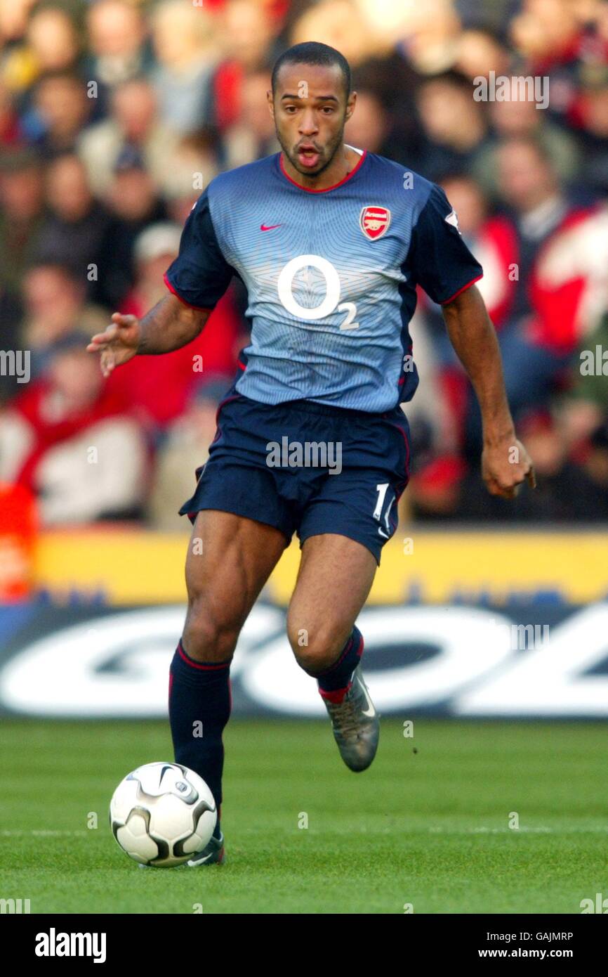 Fußball - FA Barclaycard Premiership - Southampton / Arsenal. Thierry Henry, Arsenal Stockfoto