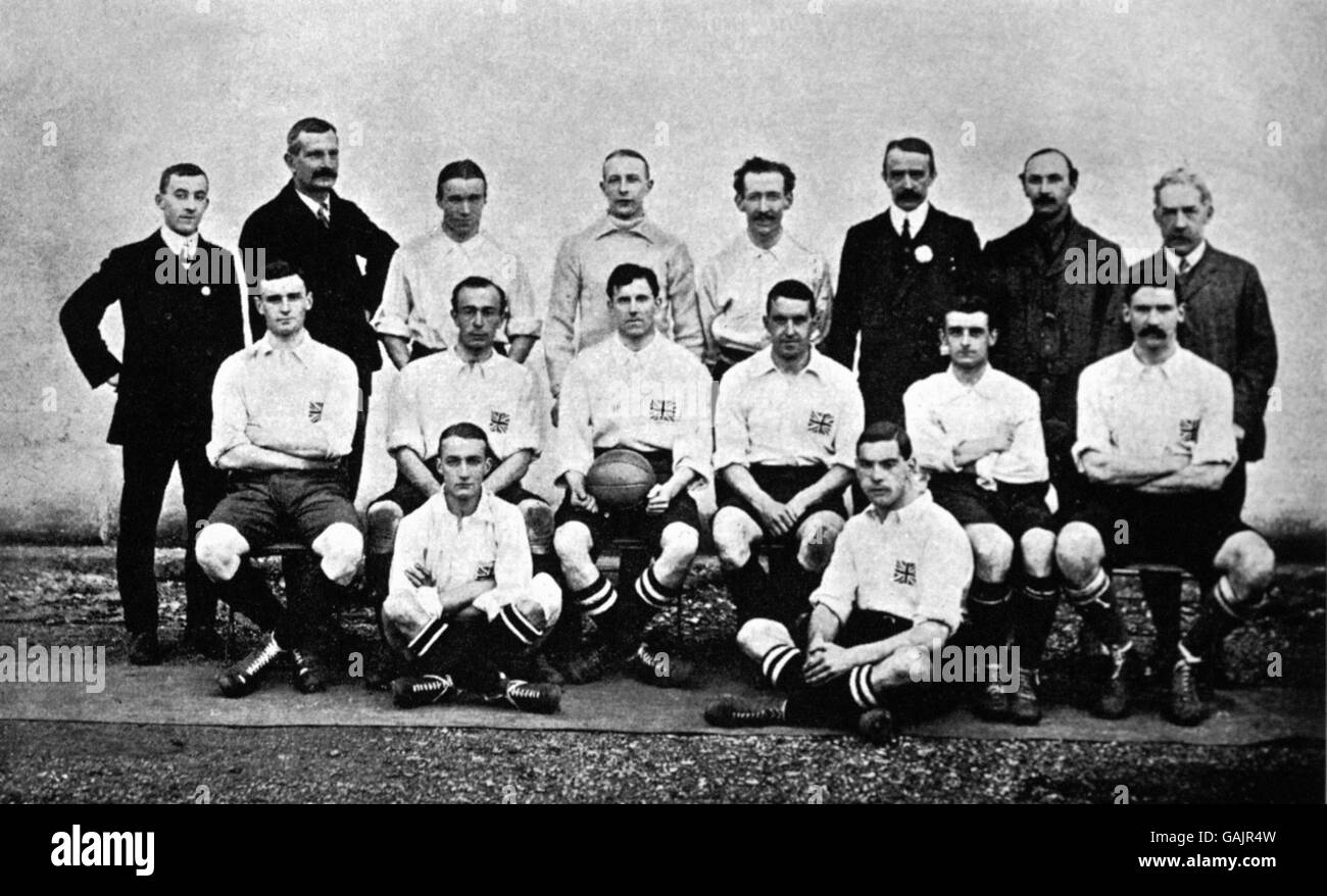 Fußball - Olympischen Spiele in London 1908 Stockfoto