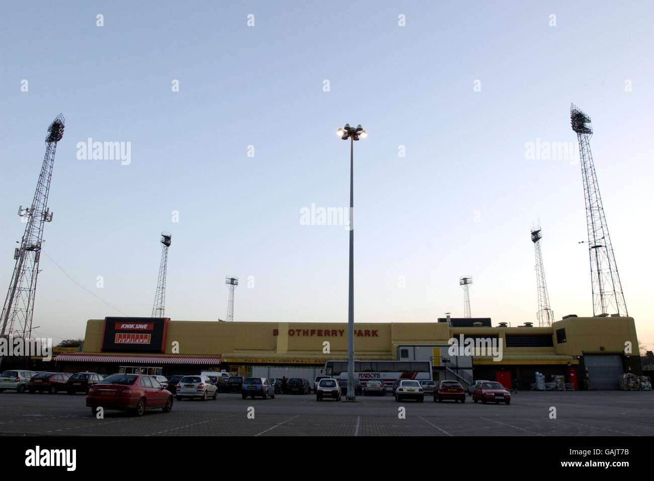 Fußball - Nationwide League Division Three - Hull City Ehemaliges Stadion. Boothferry Park, ehemalige Heimat von Hull City Stockfoto