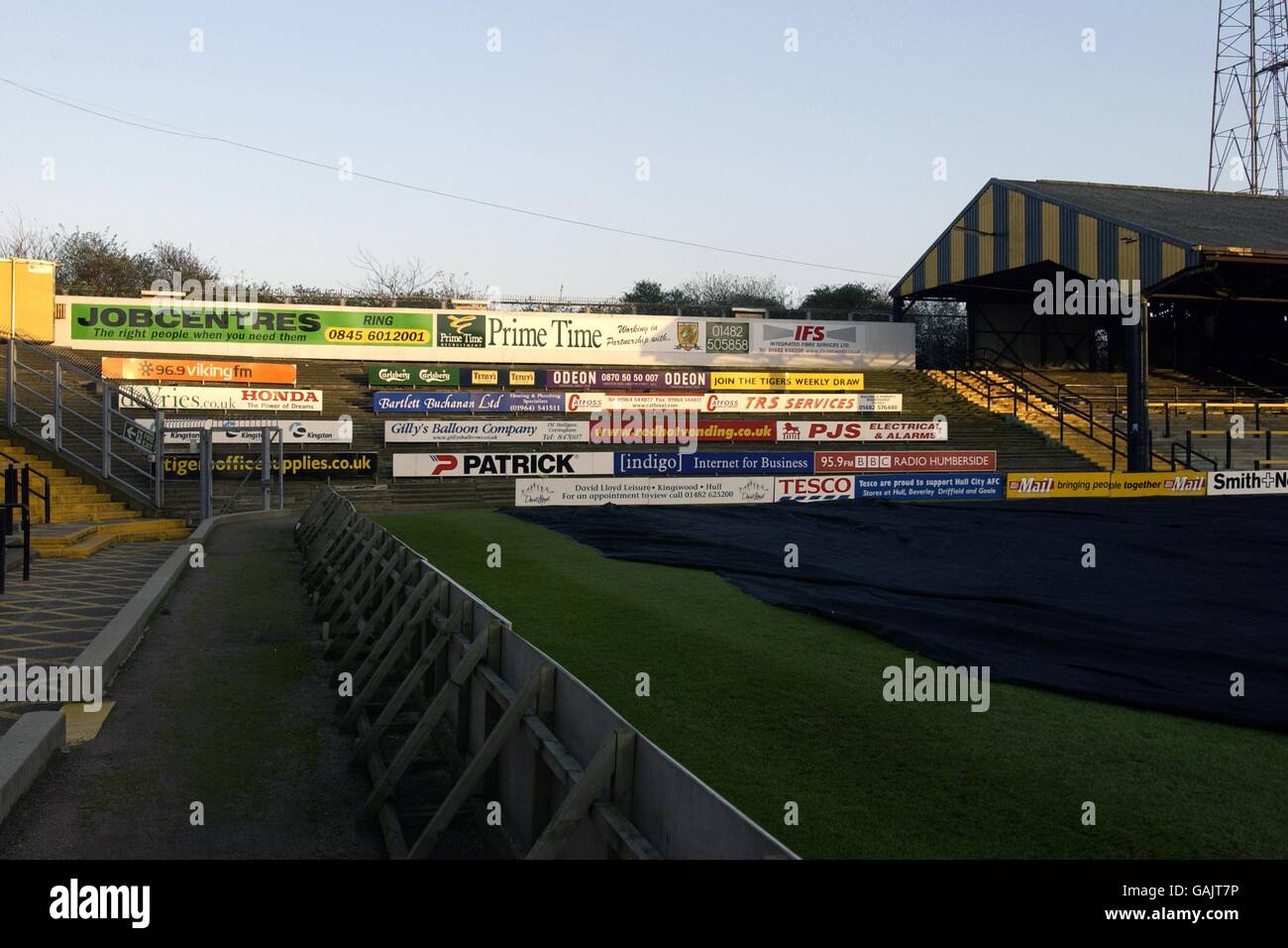 -Landesweite Liga Division Three - Hull City Ehemaliges Fußballstadion Stockfoto