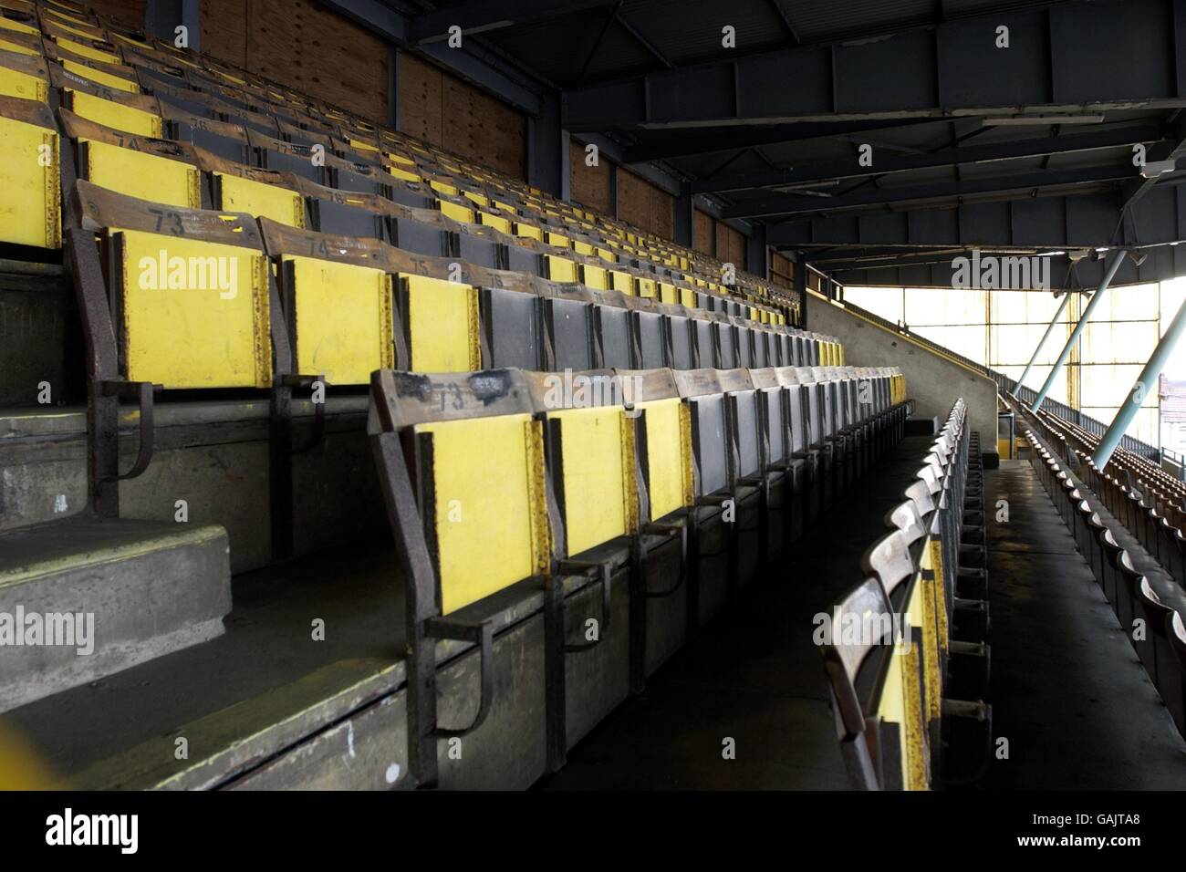 Fußball - Nationwide League Division Three - Hull City Ehemaliges Stadion. Boothferry Park, ehemalige Heimat von Hull City Stockfoto