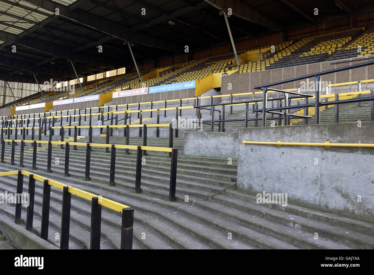 -Landesweite Liga Division Three - Hull City Ehemaliges Fußballstadion Stockfoto