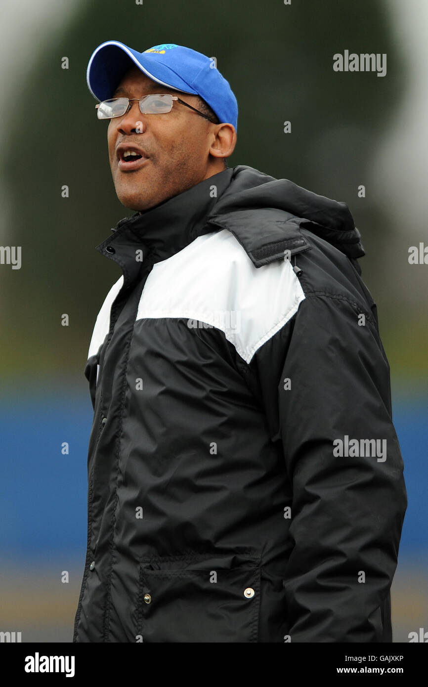 Fußball - Coca-Cola Football League Two - Macclesfield Town / Notts County - The Moss Rose Ground. Keith Alexander, der neue Manager von MacClesfield Town Stockfoto