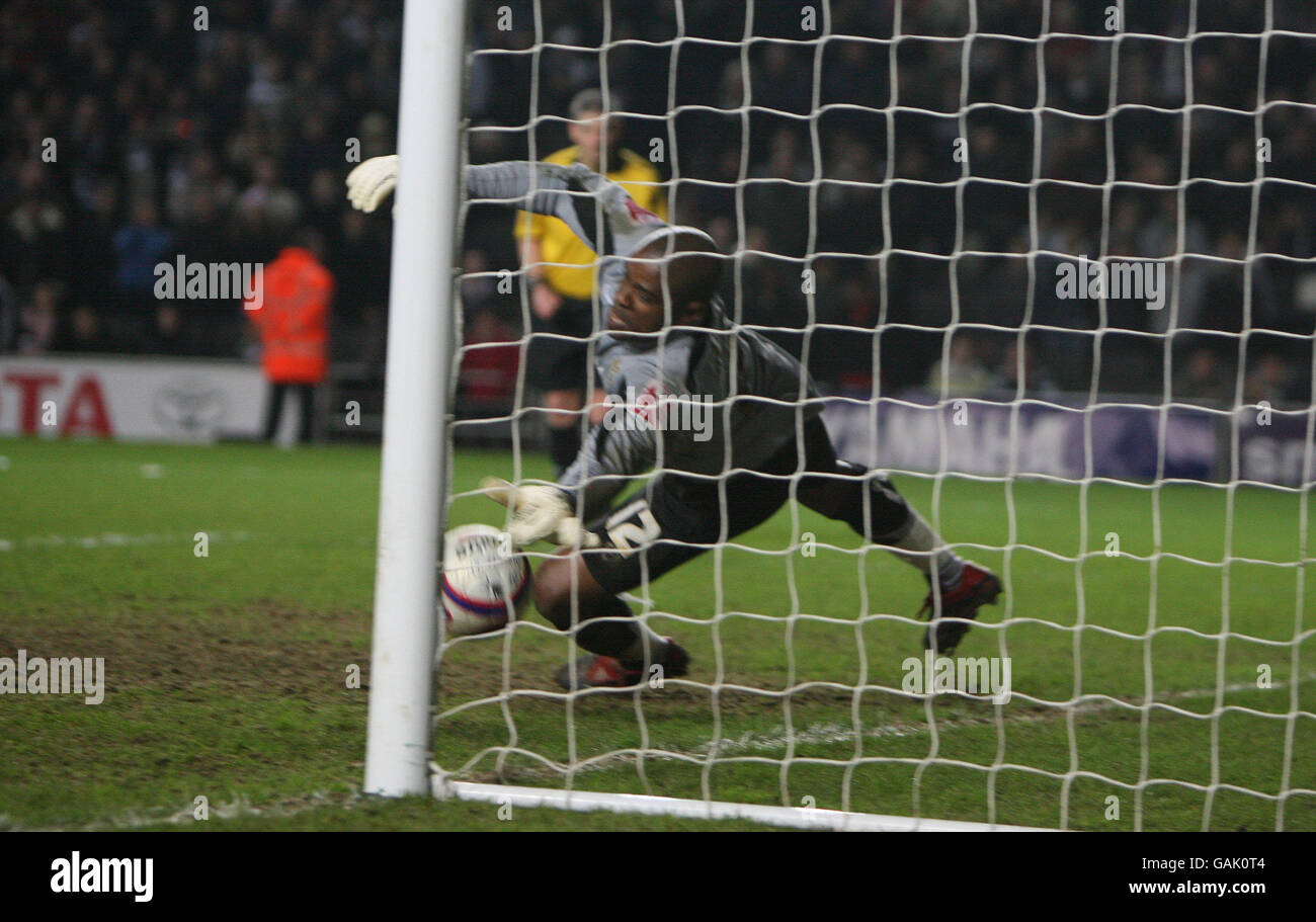 Fußball - Johnstone es Paint Trophy - Südgelände - Finale - Milton Keynes Dons V Swansea City - Stadion: mk Stockfoto