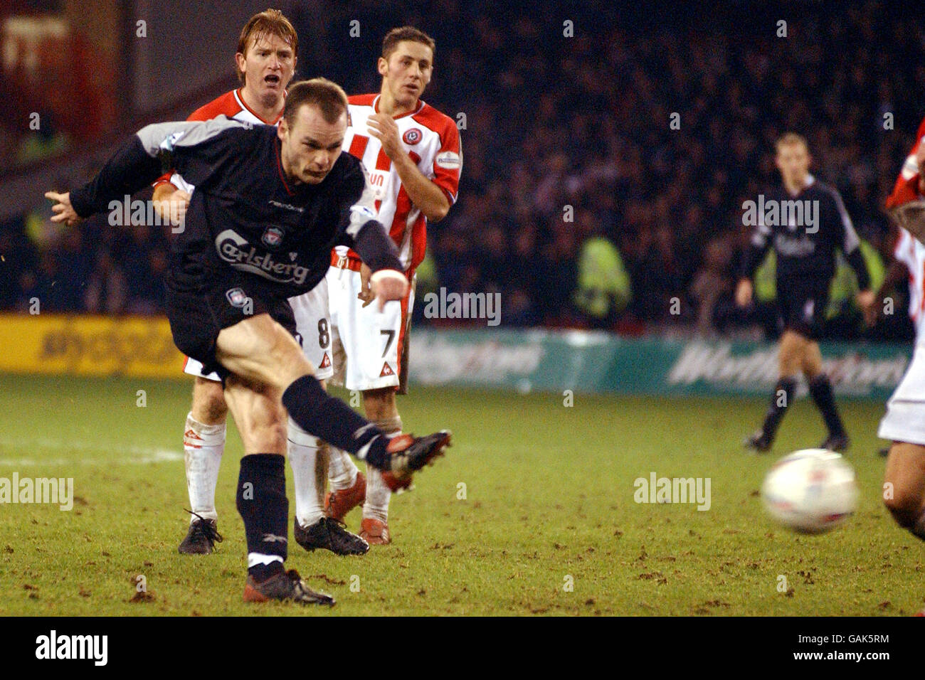 Fußball - Worthington Cup - Semi Final - Hinspiel - Sheffield United V Liverpool Stockfoto