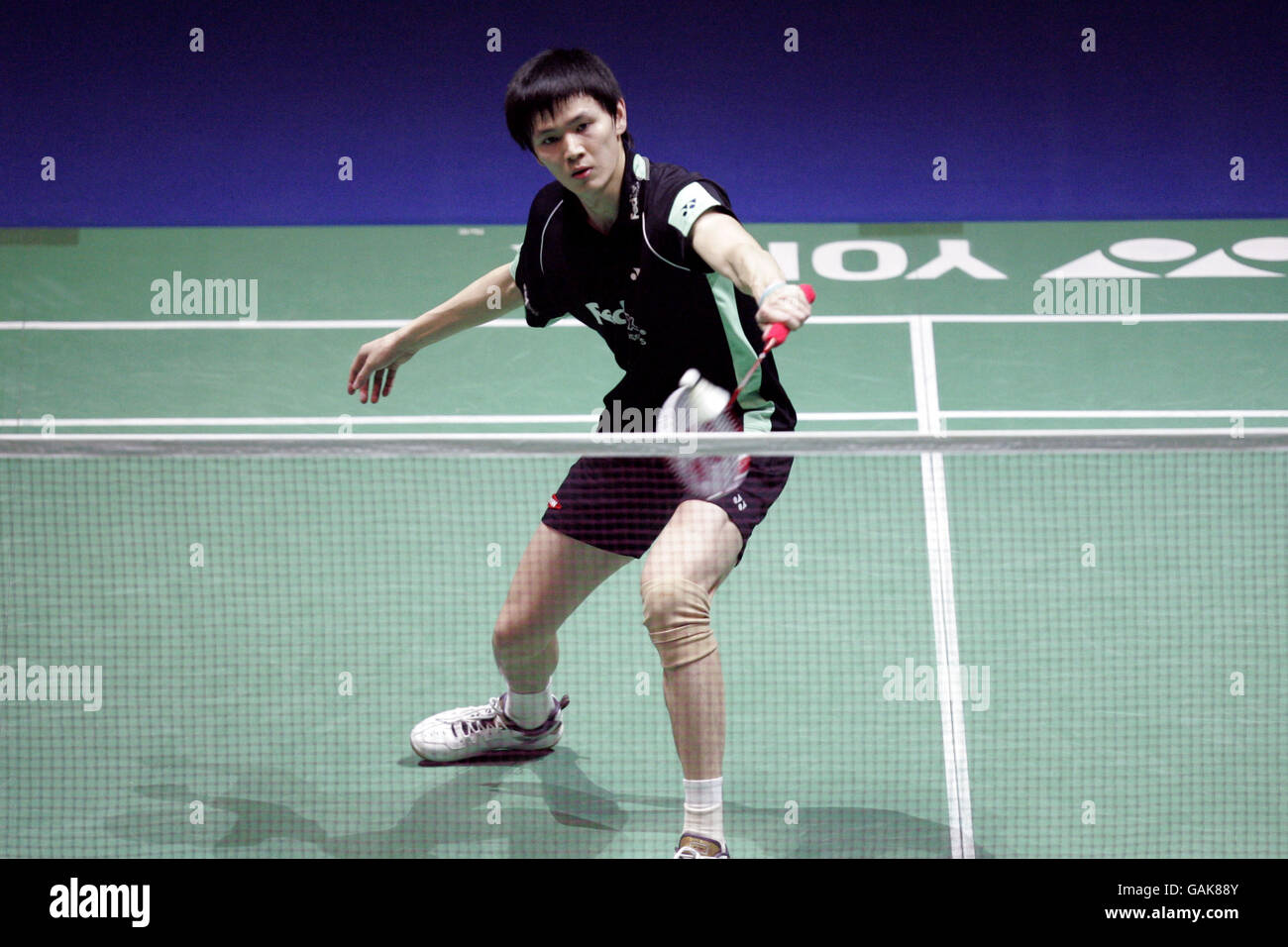 Badminton - Yonex All England Open Championships 2008 - National Indoor Arena. Chinas Chunlai Bao in Aktion Stockfoto