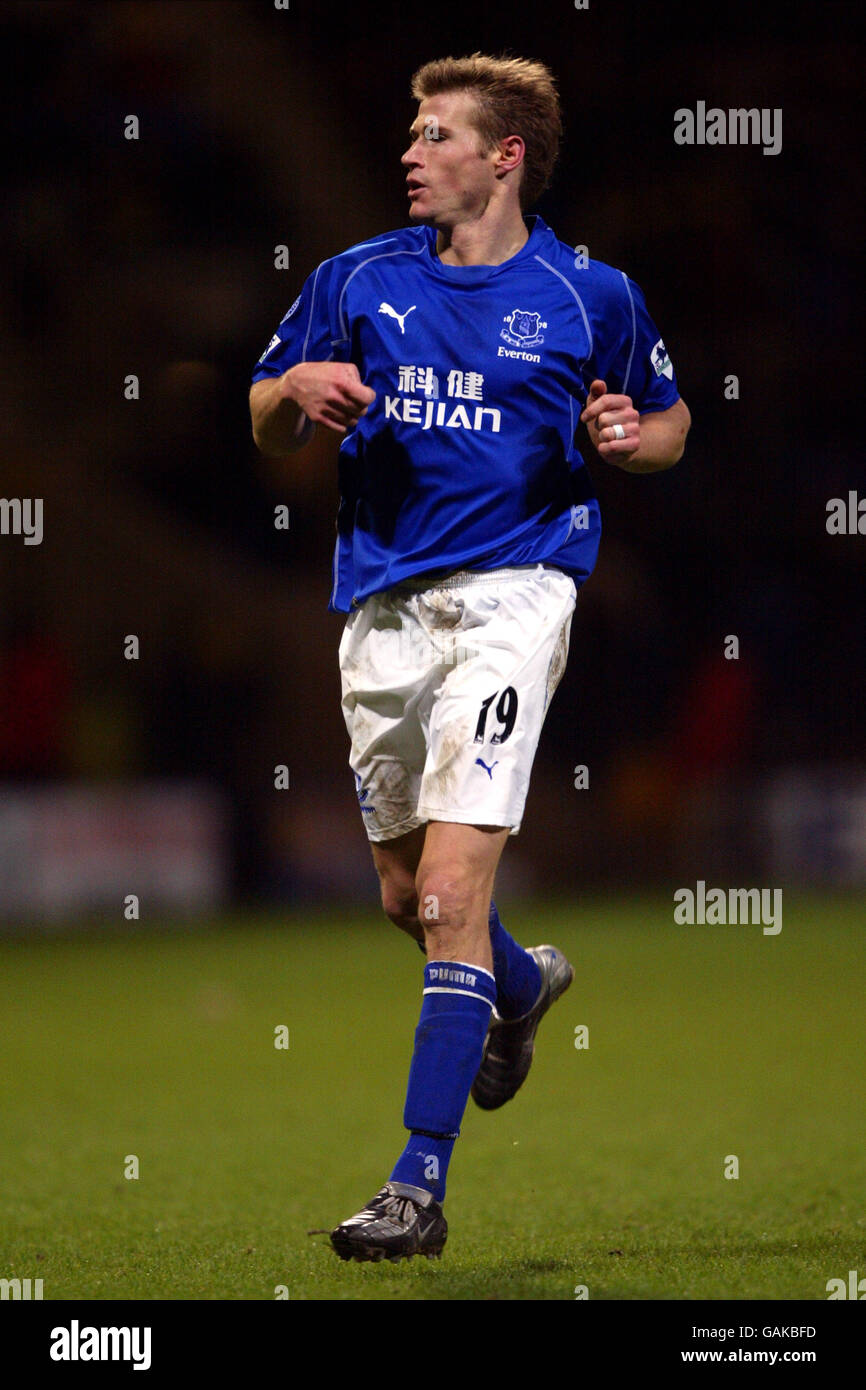 Fußball - FA Barclaycard Premiership - Bolton Wanderers V Everton Stockfoto