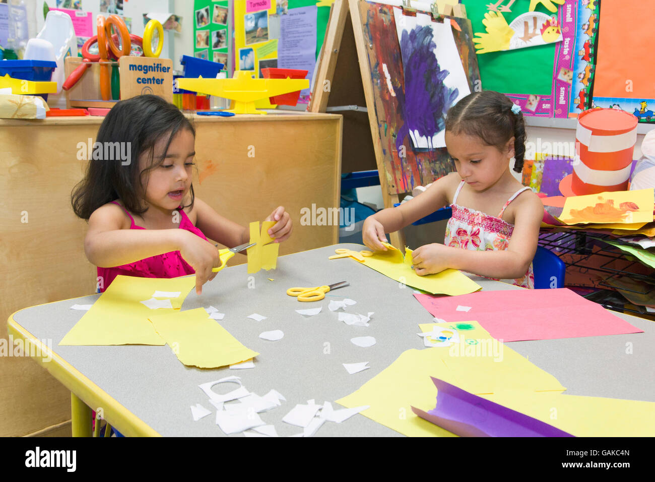 Vorschul-Klassenzimmer Stockfoto