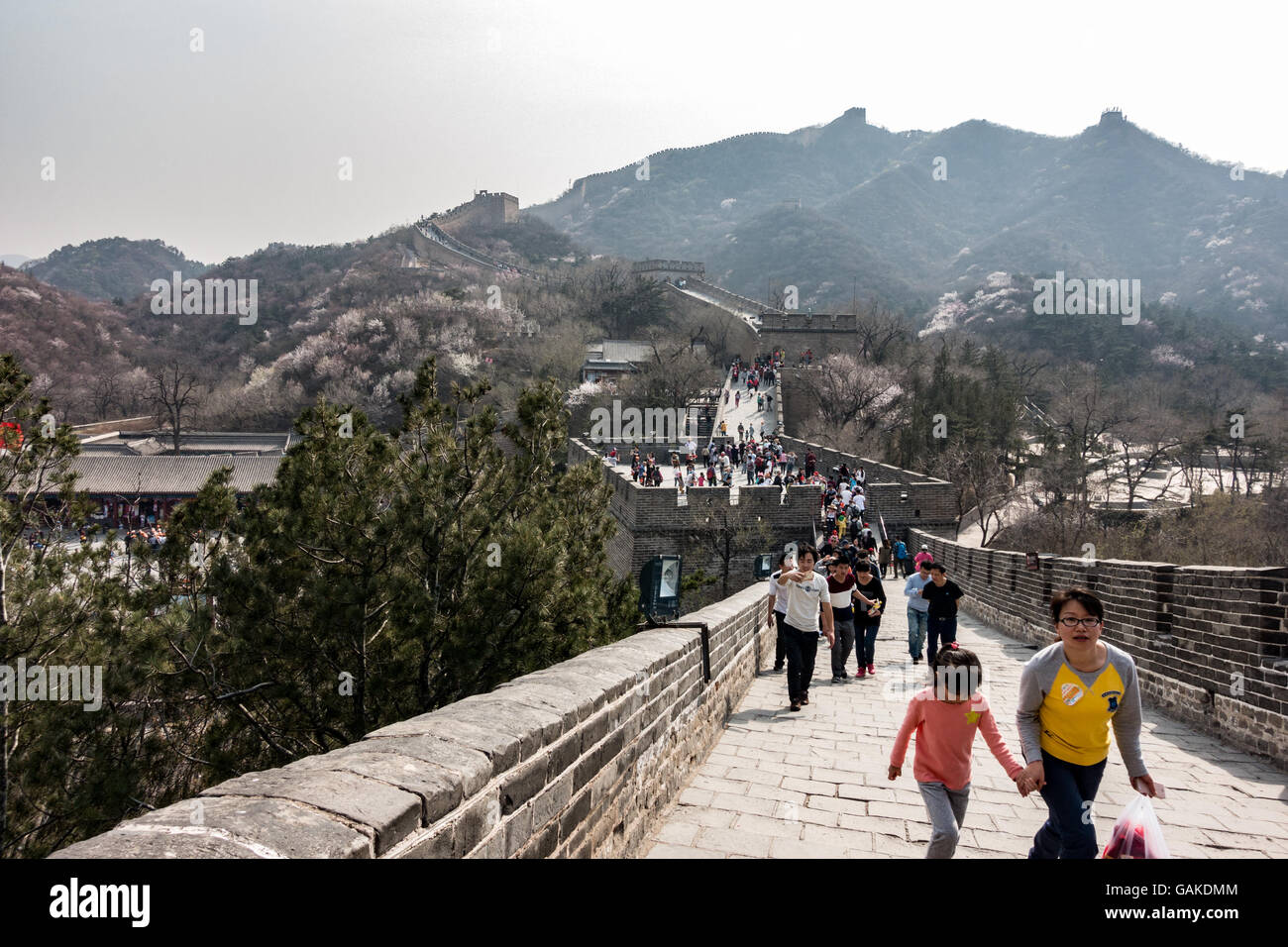 Great Wall Of China, in der Nähe von Beijing Stockfoto