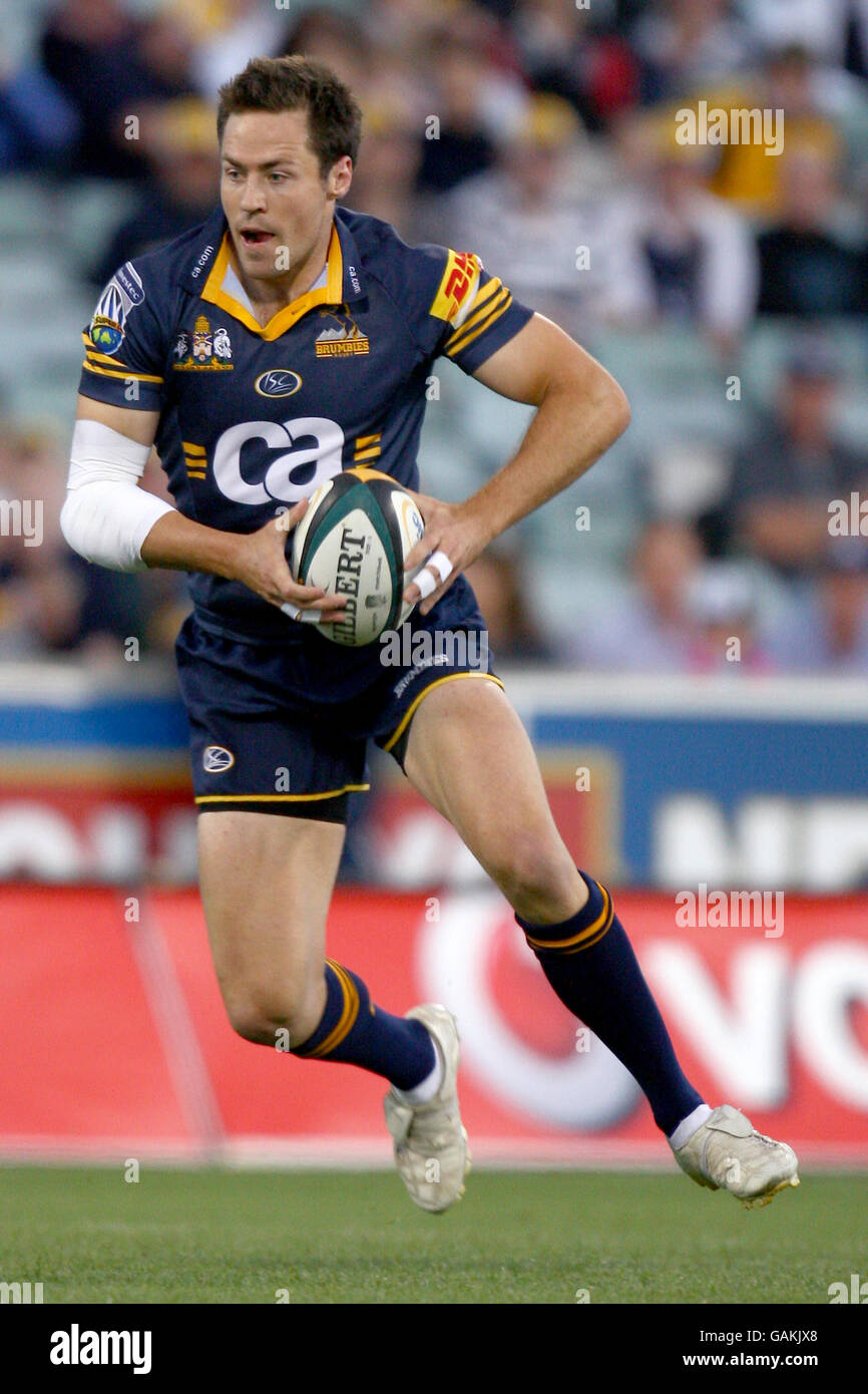 Rugby Union - Investec Super 14 - Brumbies / Highlanders - Canberra Stadium. Julian Huxley, Brumbies Stockfoto