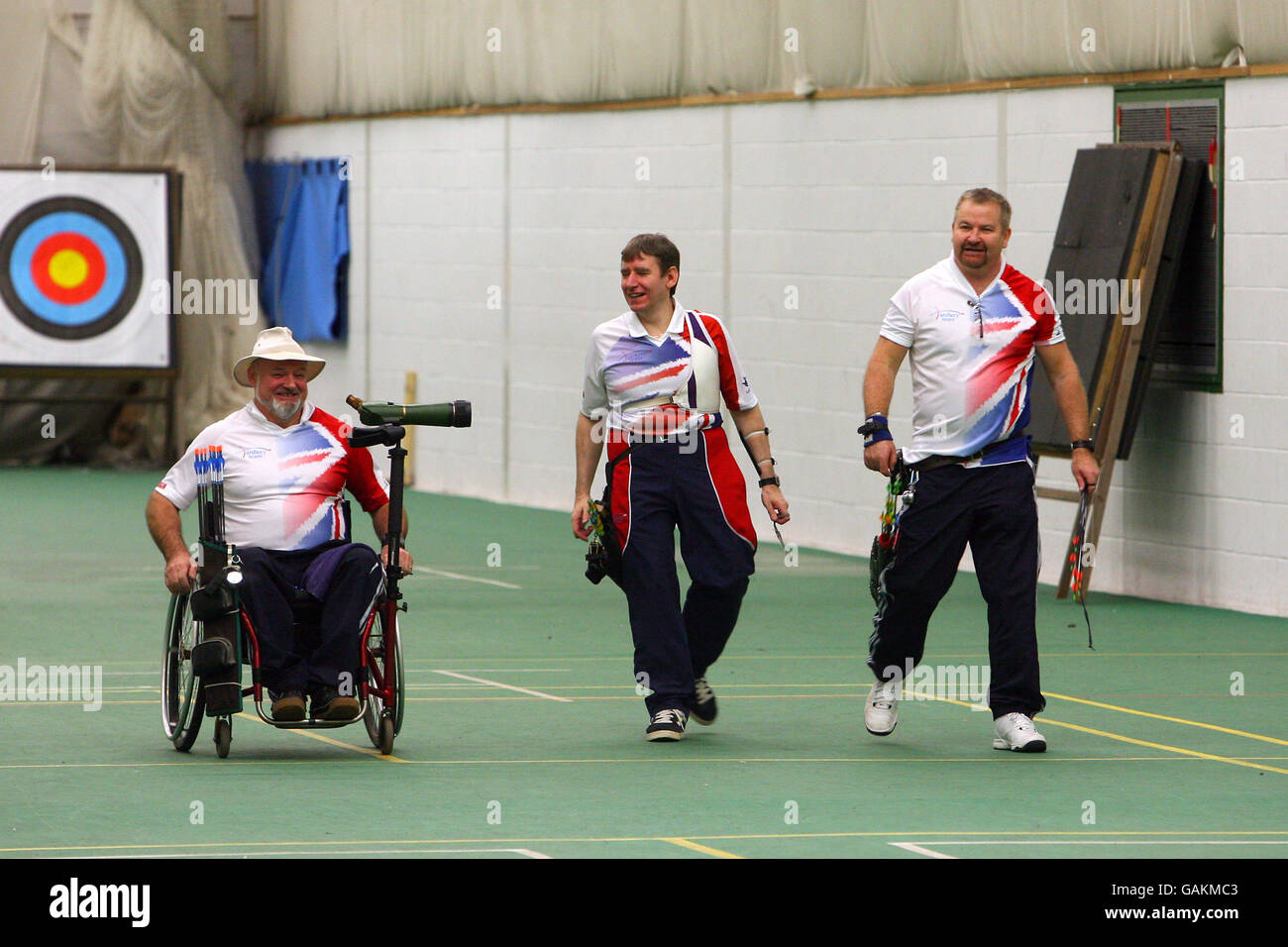 Bogenschießen - britischen Paralympic Association - Training - Lilleshall National Sportzentrum Stockfoto