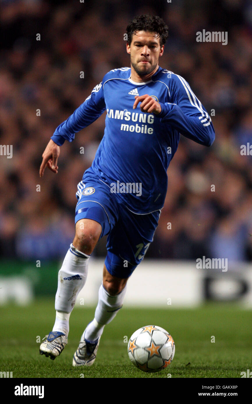 Fußball - UEFA Champions League - erste Ausscheidungsrunde - zweite Etappe - Chelsea gegen Olympiakos - Stamford Bridge. Michael Ballack, Chelsea Stockfoto