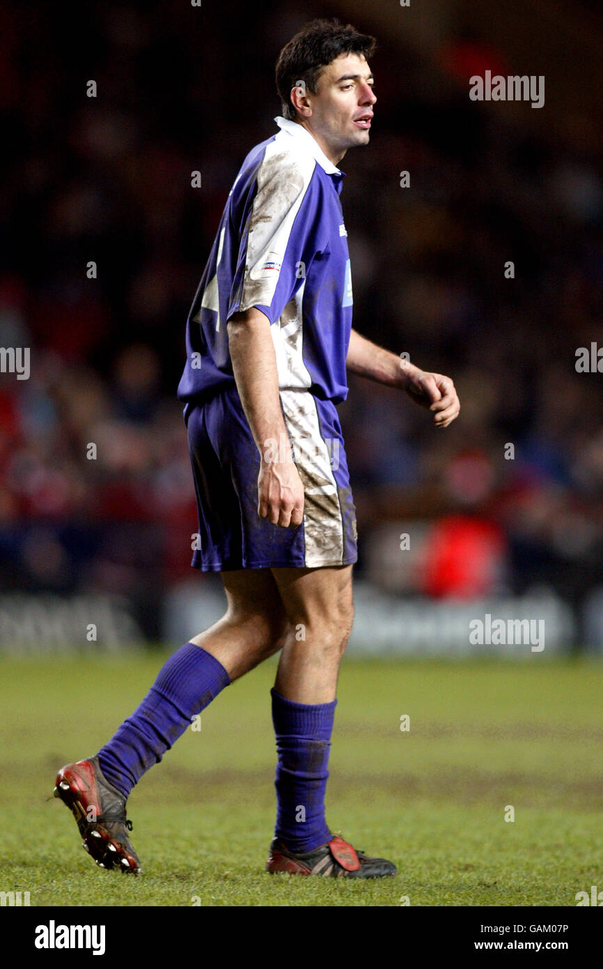 Fußball - FA Cup - Dritte Runde - Charlton Athletic gegen Exeter City. Steve Flack, Exeter City Stockfoto