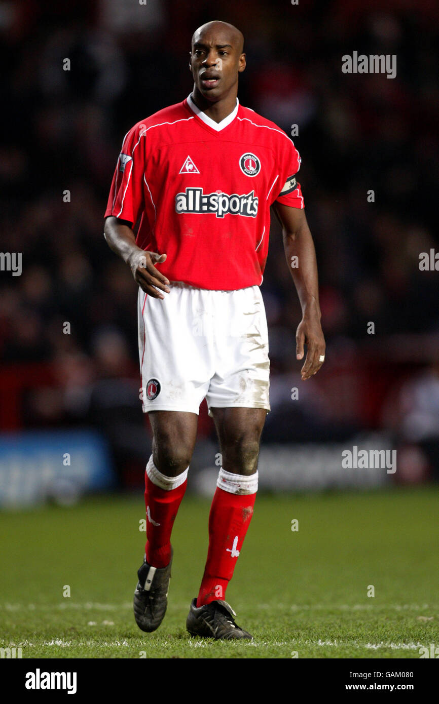 Fußball - FA Cup - Dritte Runde - Charlton Athletic gegen Exeter City. Richard Rufus, Charlton Athletic Stockfoto