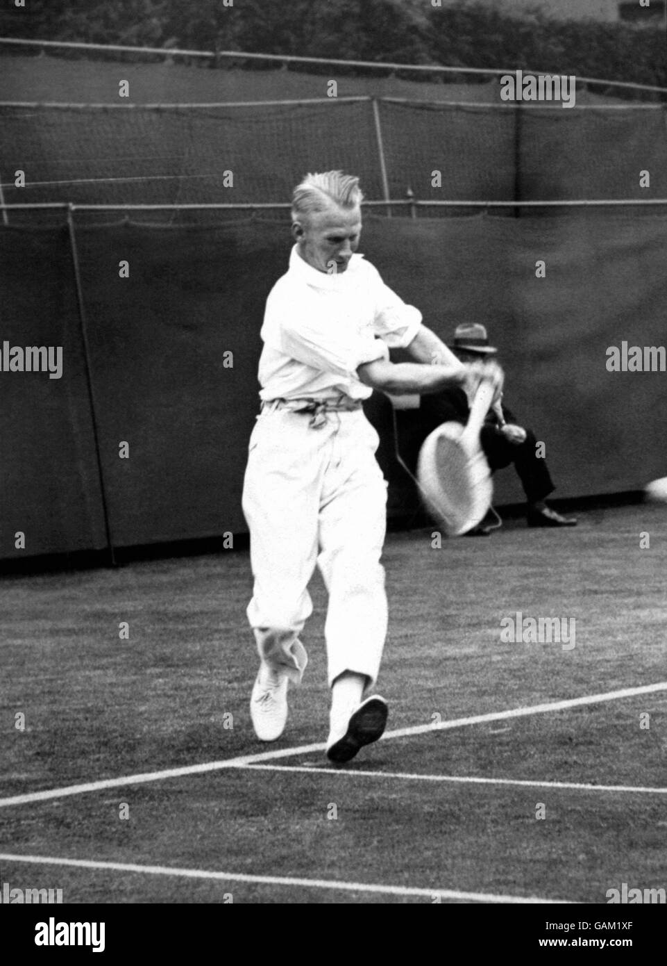 Tennis - Wimbledon Championships - Herren Einzel - Henk Timmer - 1927 Stockfoto