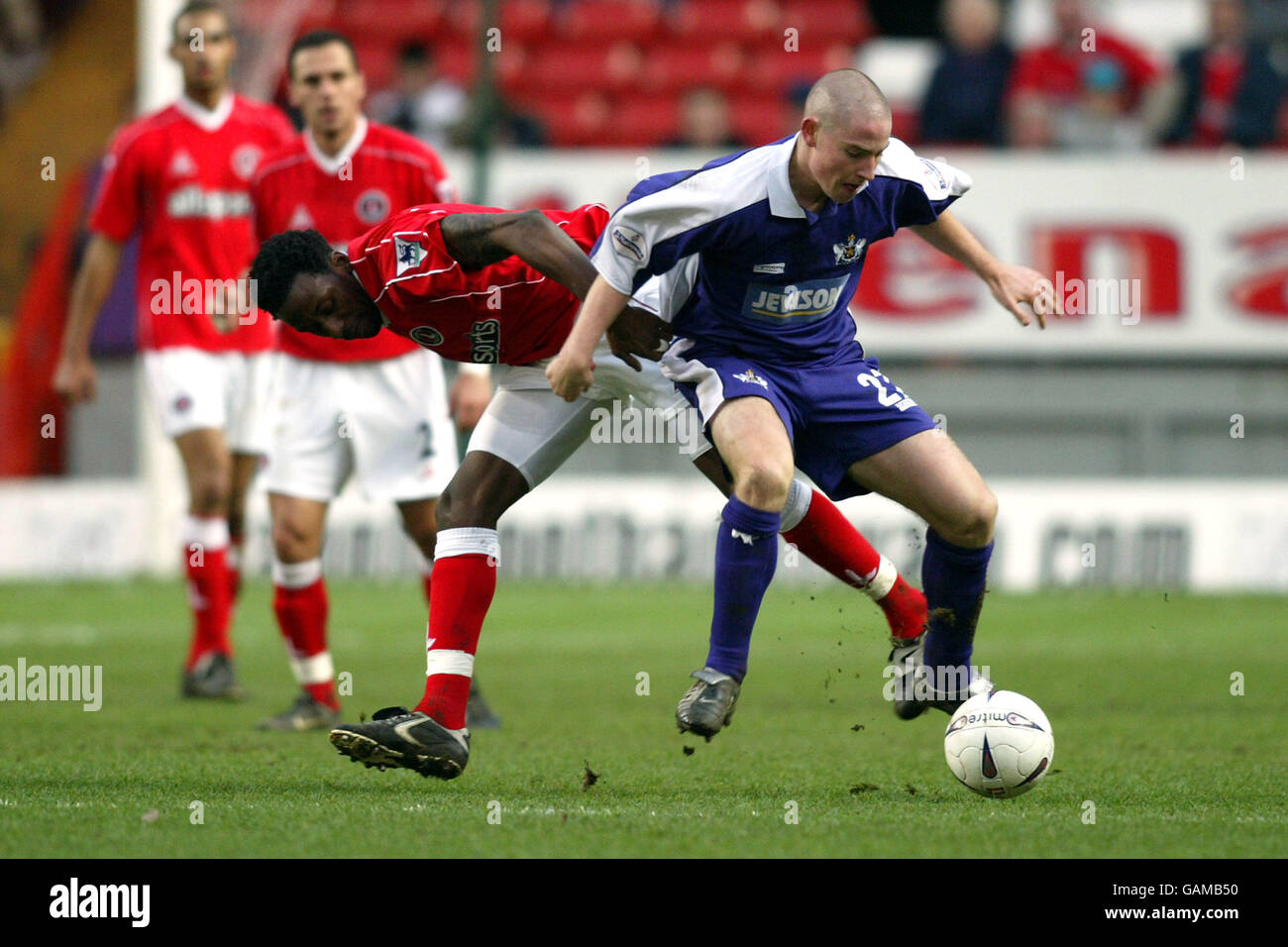 Fußball - FA-Cup - 3. Runde - Charlton Athletic V Exeter City Stockfoto