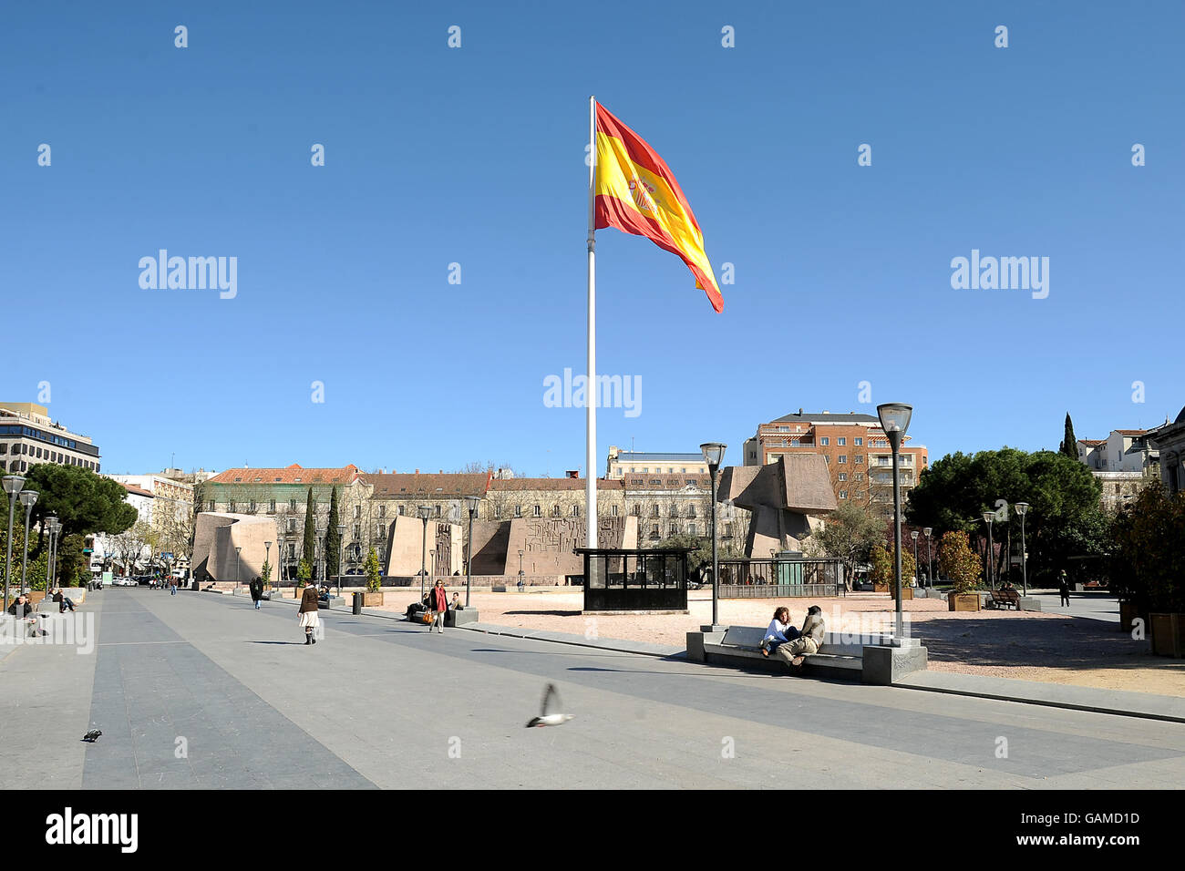 Travel Stock, Madrid. Plaza de Colon, Madrid Stockfoto