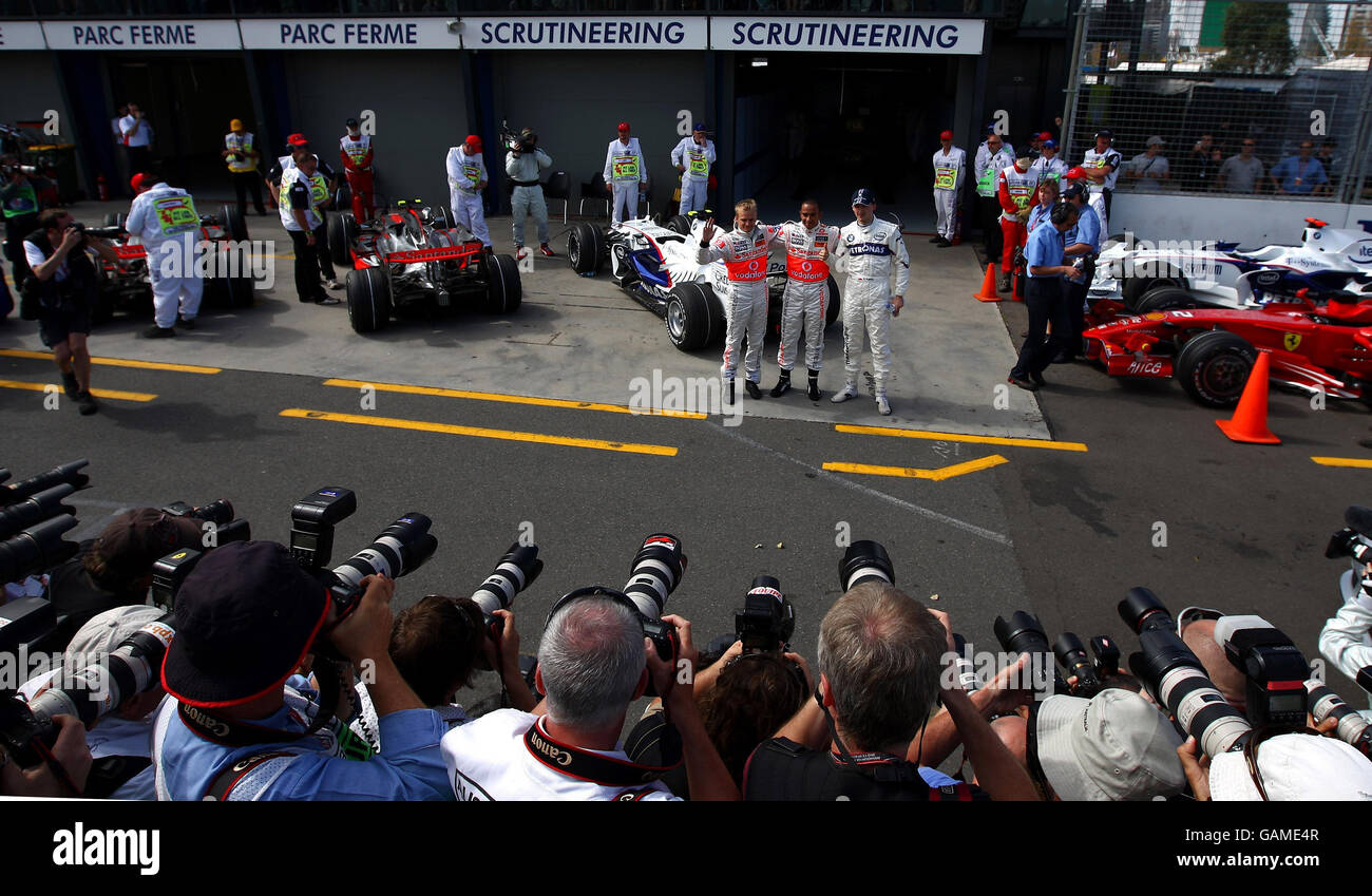 Formel 1 Rennsport - Australian Grand Prix - Qualifikation - Albert Park Stockfoto