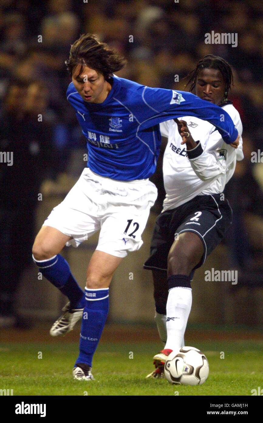 Fußball - FA Barclaycard Premiership - Bolton Wanderers V Everton Stockfoto