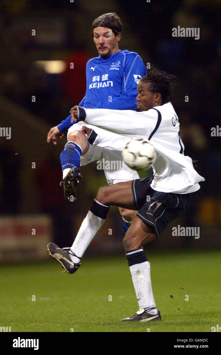 Fußball - FA Barclaycard Premiership - Bolton Wanderers V Everton Stockfoto