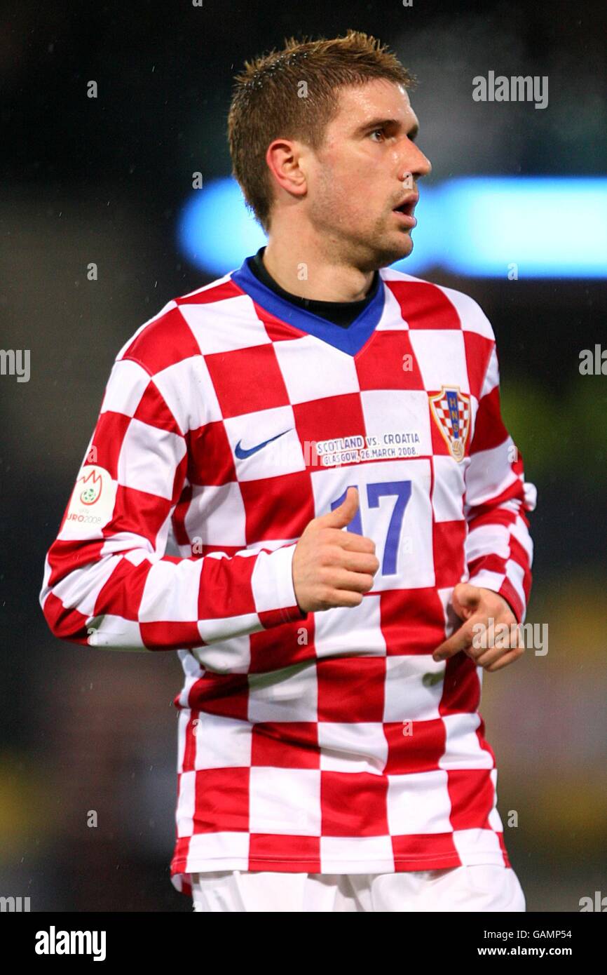 Fußball - International freundlich - Schottland / Kroatien - Hampden Park. Ivan Klasnic, Kroatien Stockfoto