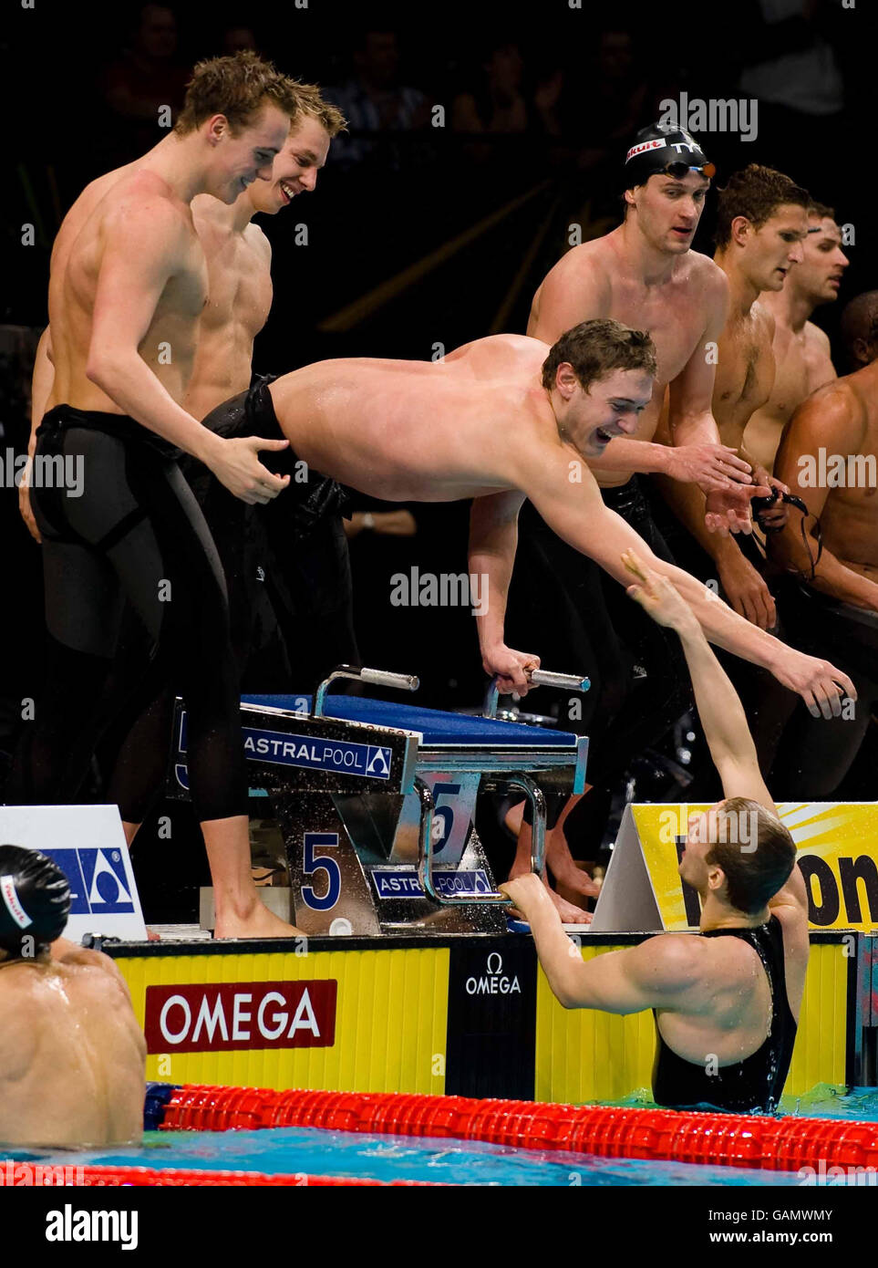 Schwimmen - FINA Kurzbahn WM - Tag 2 - MEN Arena Stockfoto