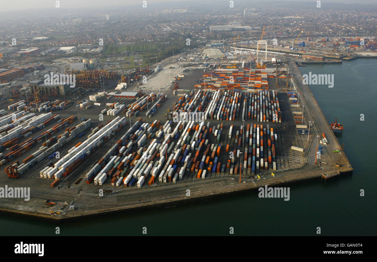 Southampton Docks Funktion Stockfoto