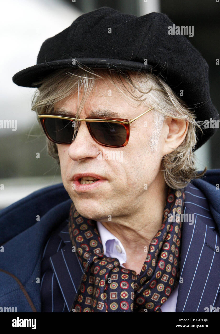 FOTO. Bob Geldof vor dem SECC in Glasgow, nachdem er sich an die Konferenz der British Insurance Brokers Association (BIBA) wendet hatte. Stockfoto