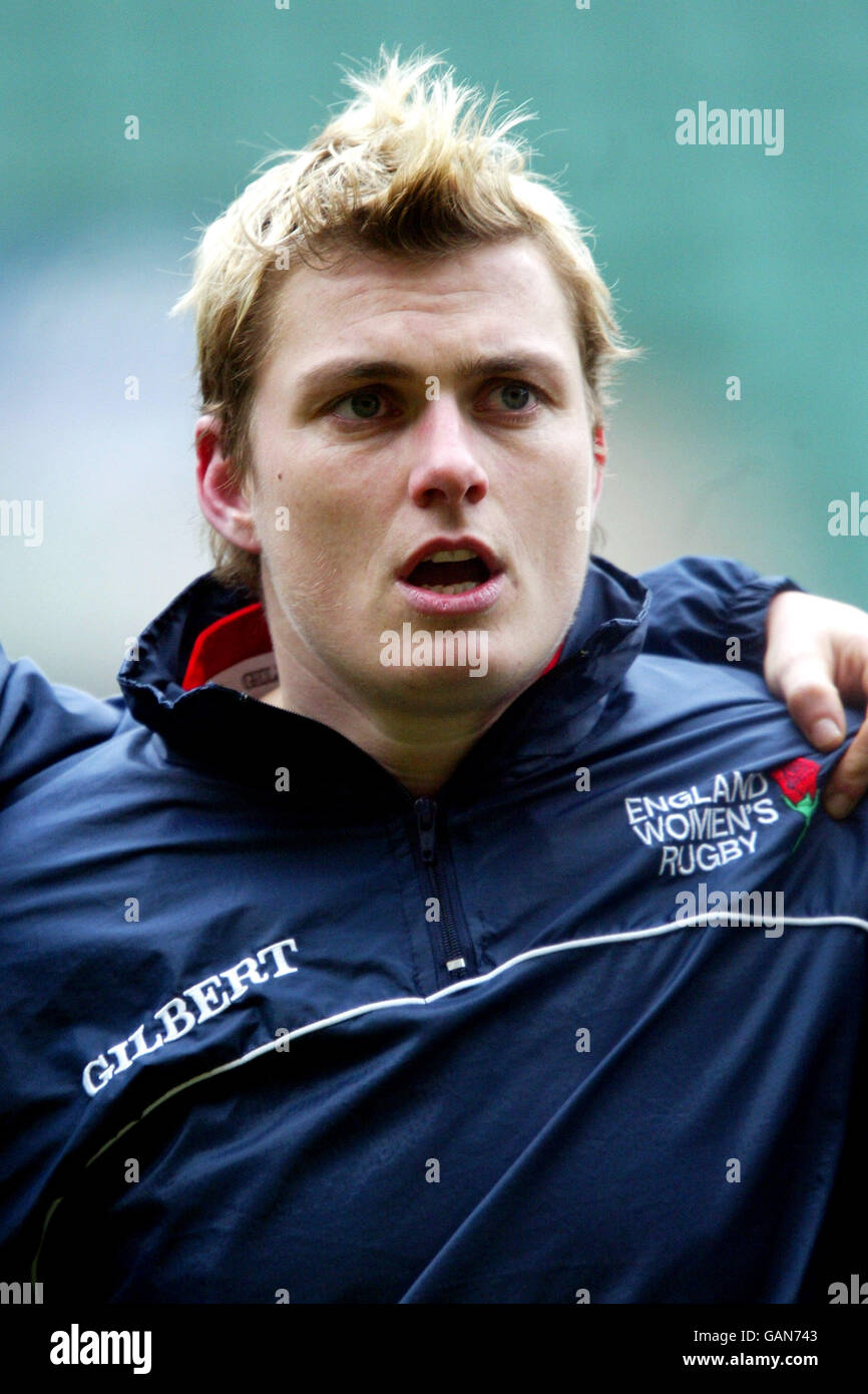 Rugby Union - The RBS Womens Six Nations Championship - England gegen Frankreich. Chris Deer, England Stockfoto