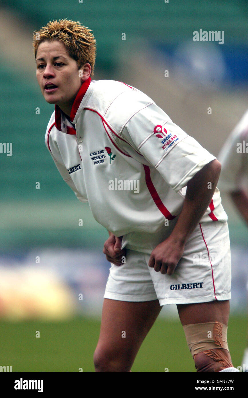 Rugby Union - The RBS Womens Six Nations Championship - England gegen Frankreich. Shelley Rae, England Stockfoto