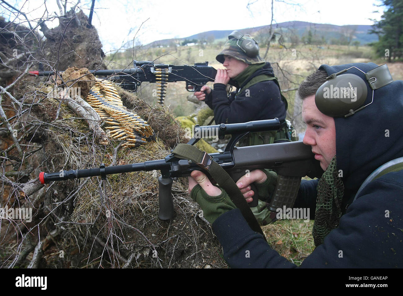 Tschad-Einsatz für Irish Defence Forces Stockfoto